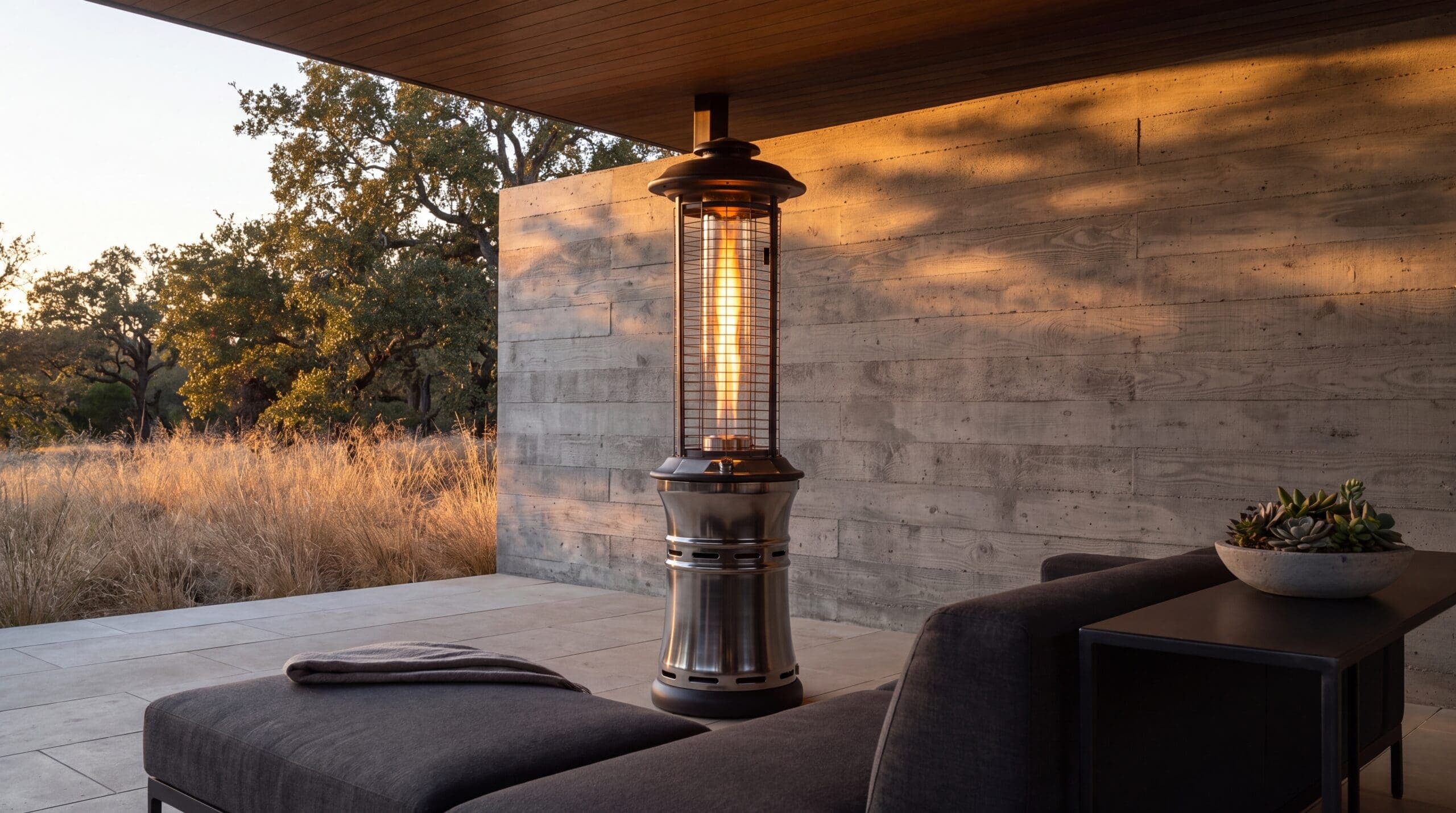 Lava Heat Italia Ember 36,000 BTU Gas Collapsible Patio Heater - Gunmetal thumbnail 6