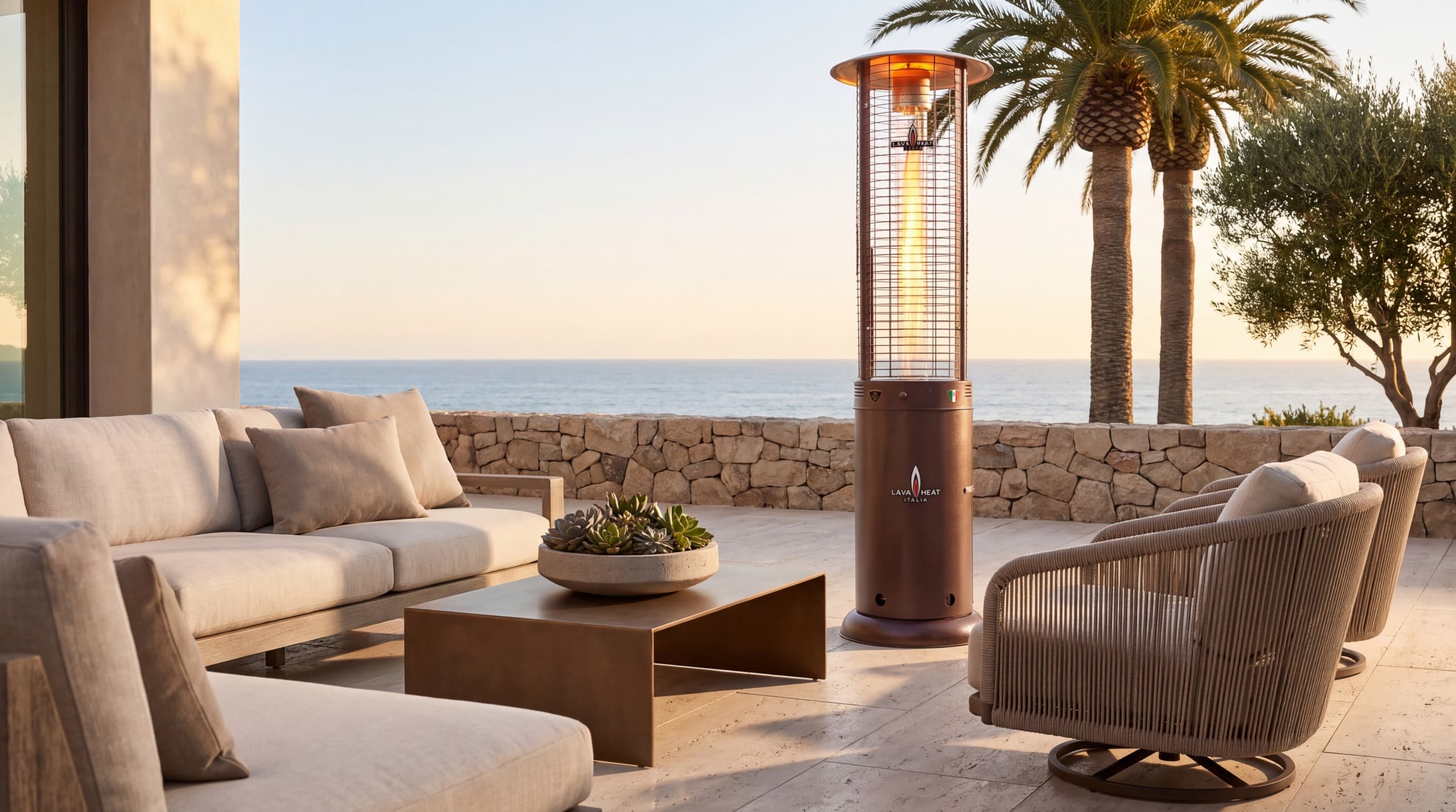 Lava Heat Italia Opus Lite 56,000 BTU Gas Freestanding Flame Tower - Heritage Bronze thumbnail 3