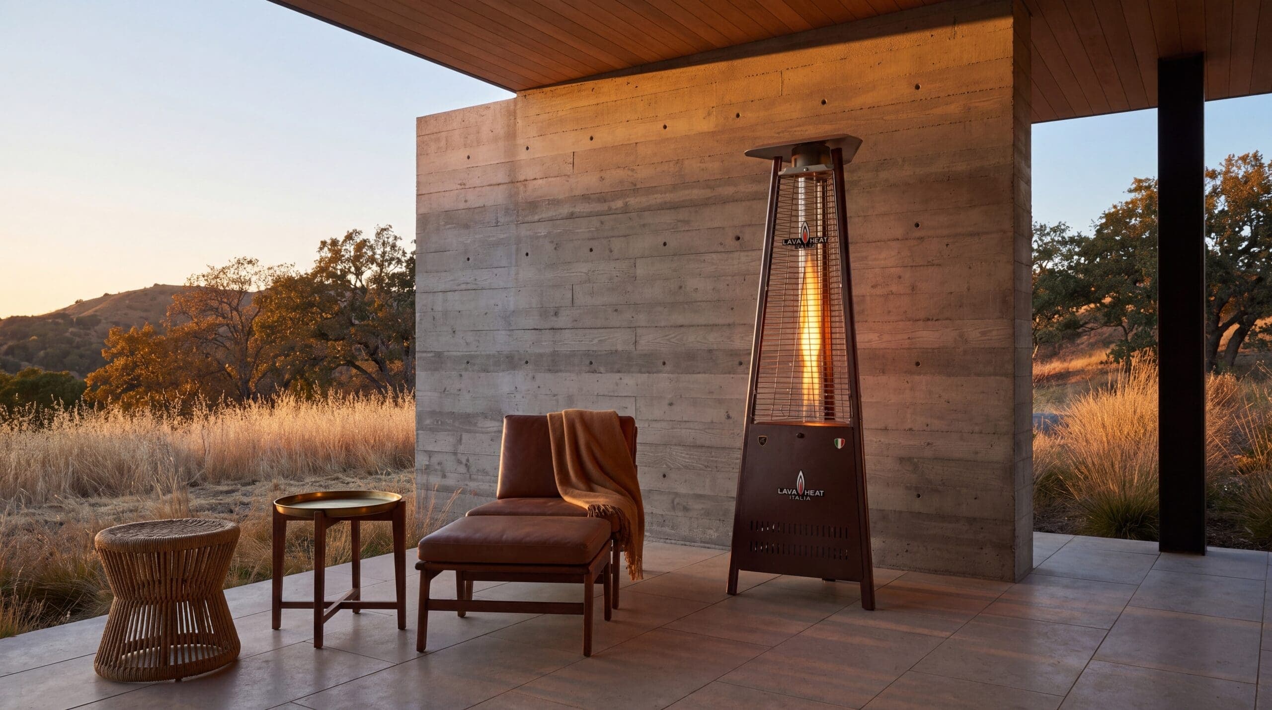 Lava Heat Italia Capri 42,000 BTU Gas Freestanding Patio Heater - Heritage Bronze thumbnail 7