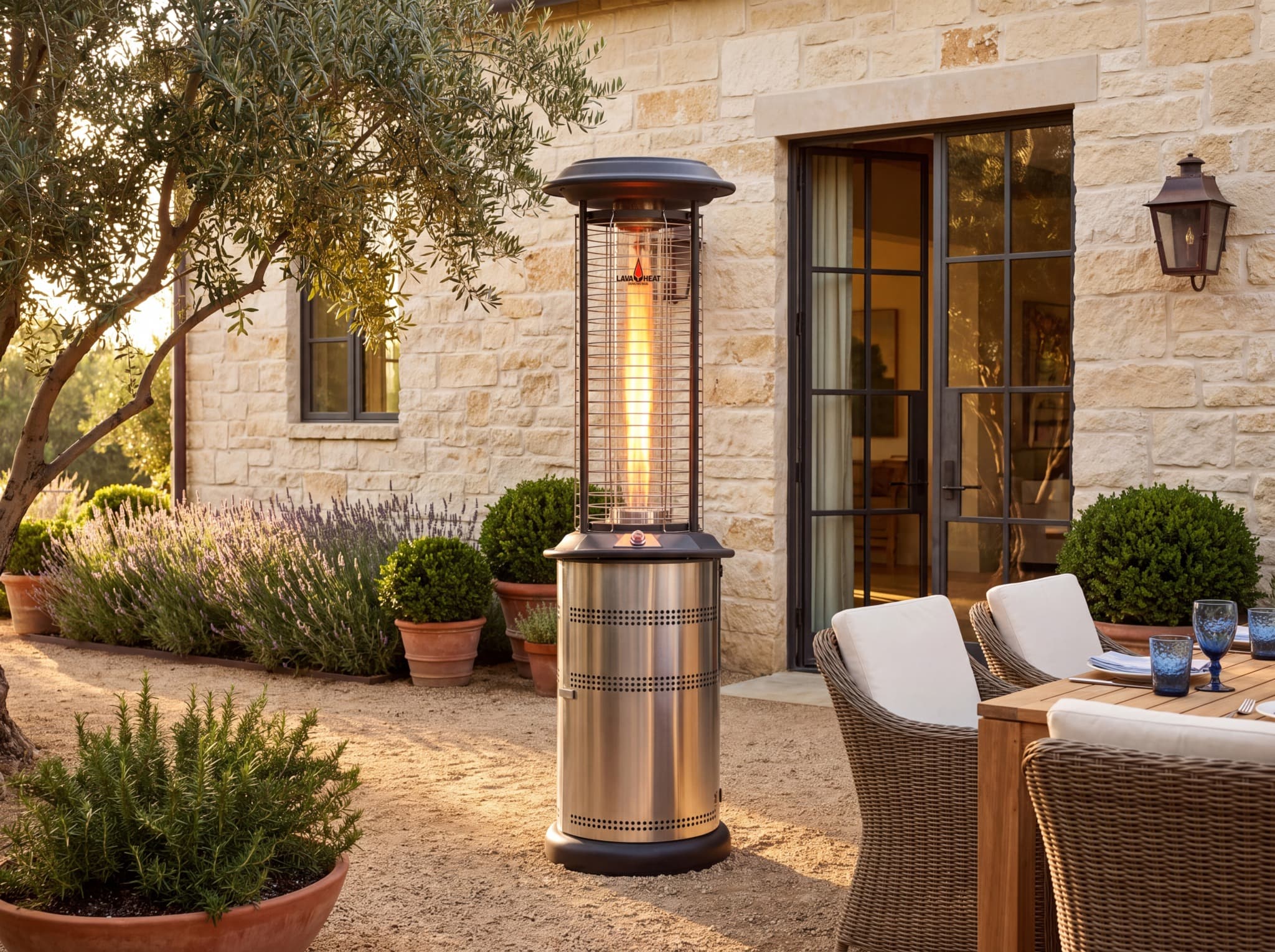 Lava Heat Italia Milano 36,000 BTU Gas Freestanding Patio Heater - Gunmetal thumbnail 8