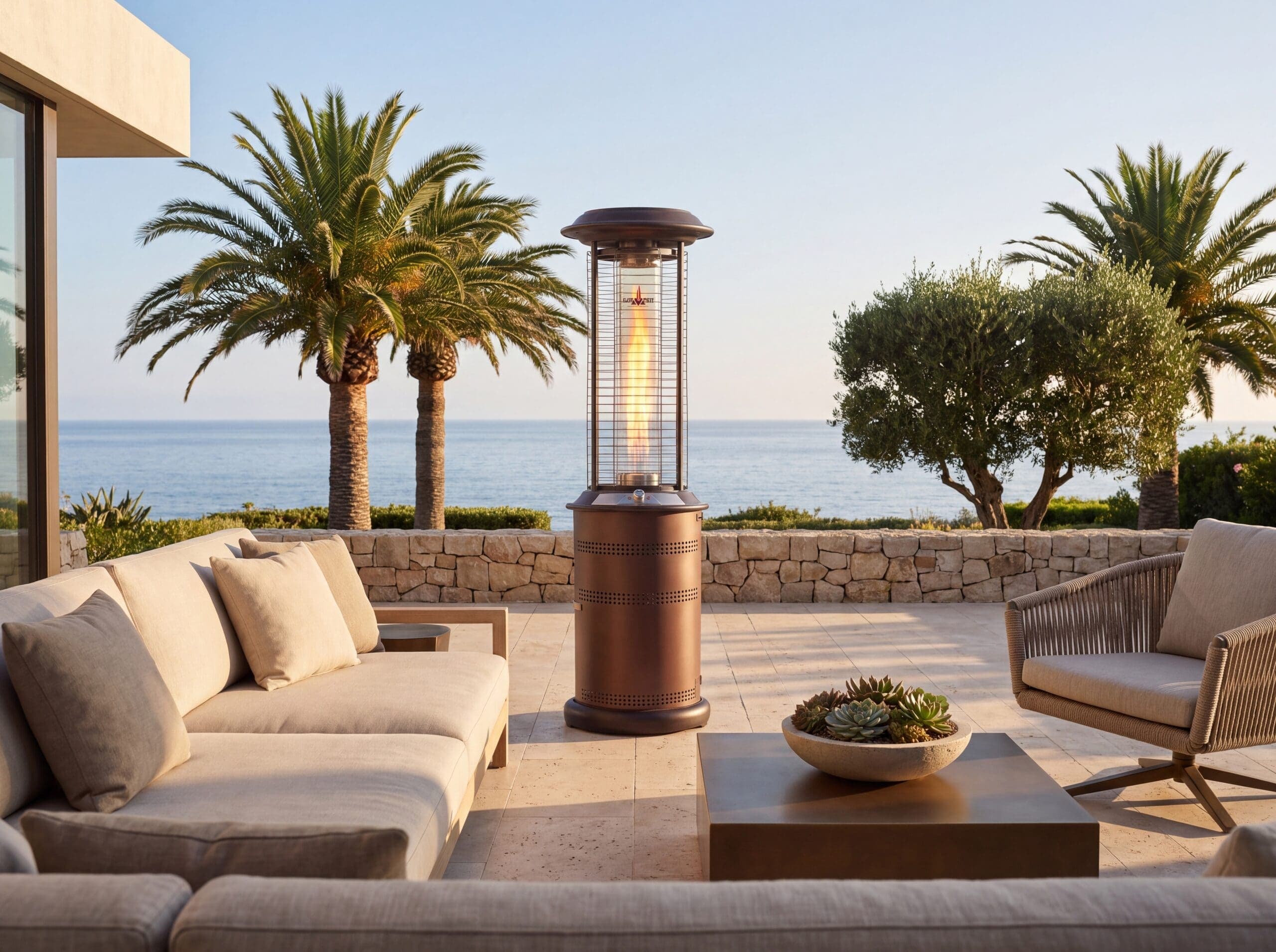 Lava Heat Italia Milano 36,000 BTU Gas Freestanding Patio Heater - Heritage Bronze thumbnail 8