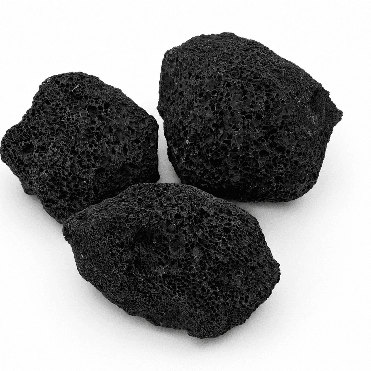 Lava Rock Direct XL Black Fire Pit Lava Rock (3" - 9") thumbnail 2