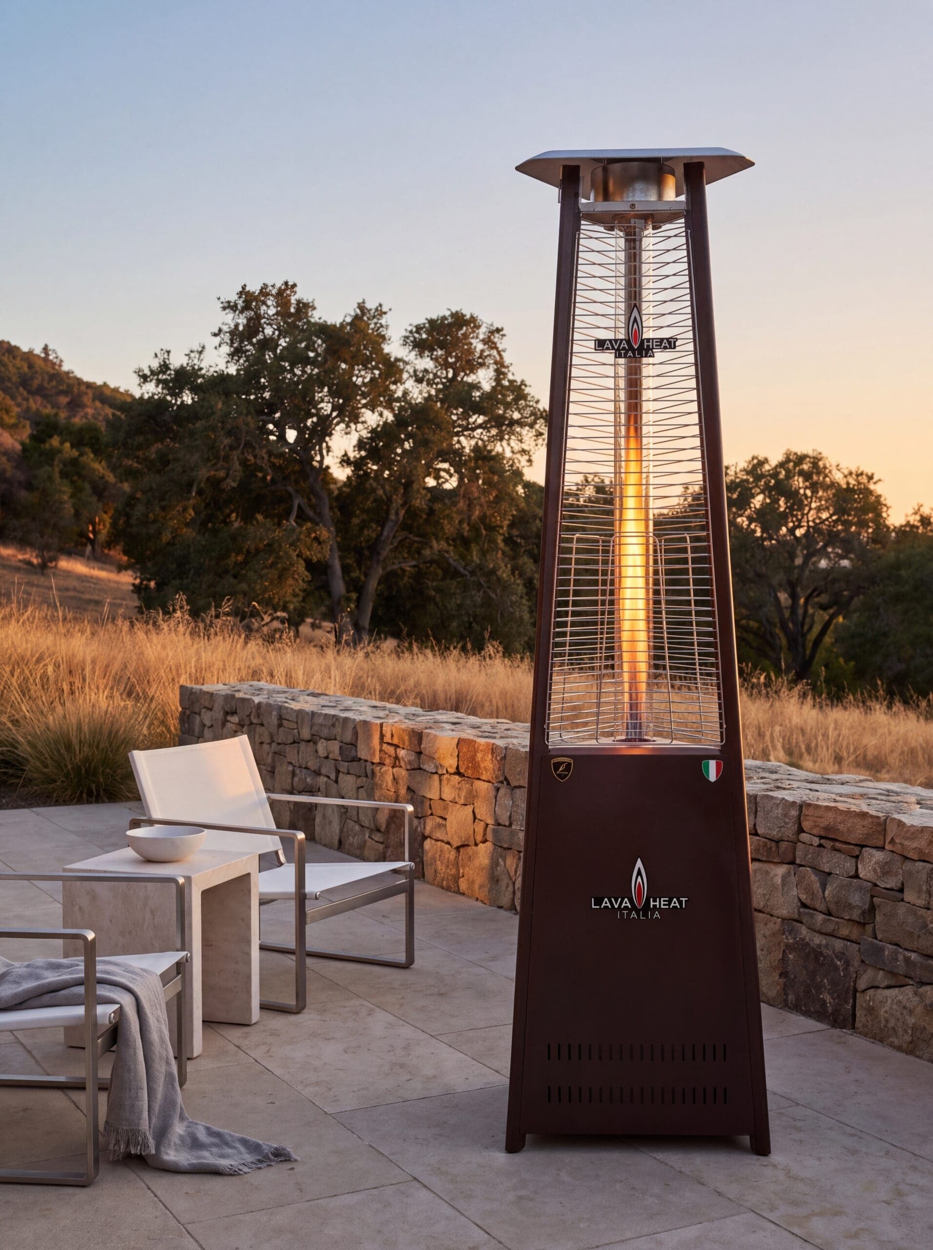 Lava Heat Italia Lava Lite 56,000 BTU Gas Freestanding Flame Tower - Heritage Bronze thumbnail 3