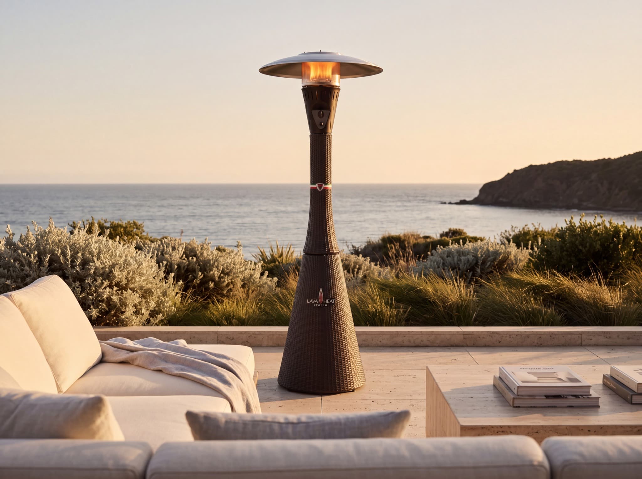 Lava Heat Italia Palermo 51,000 BTU Gas Rattan Patio Heater - Walnut thumbnail 10