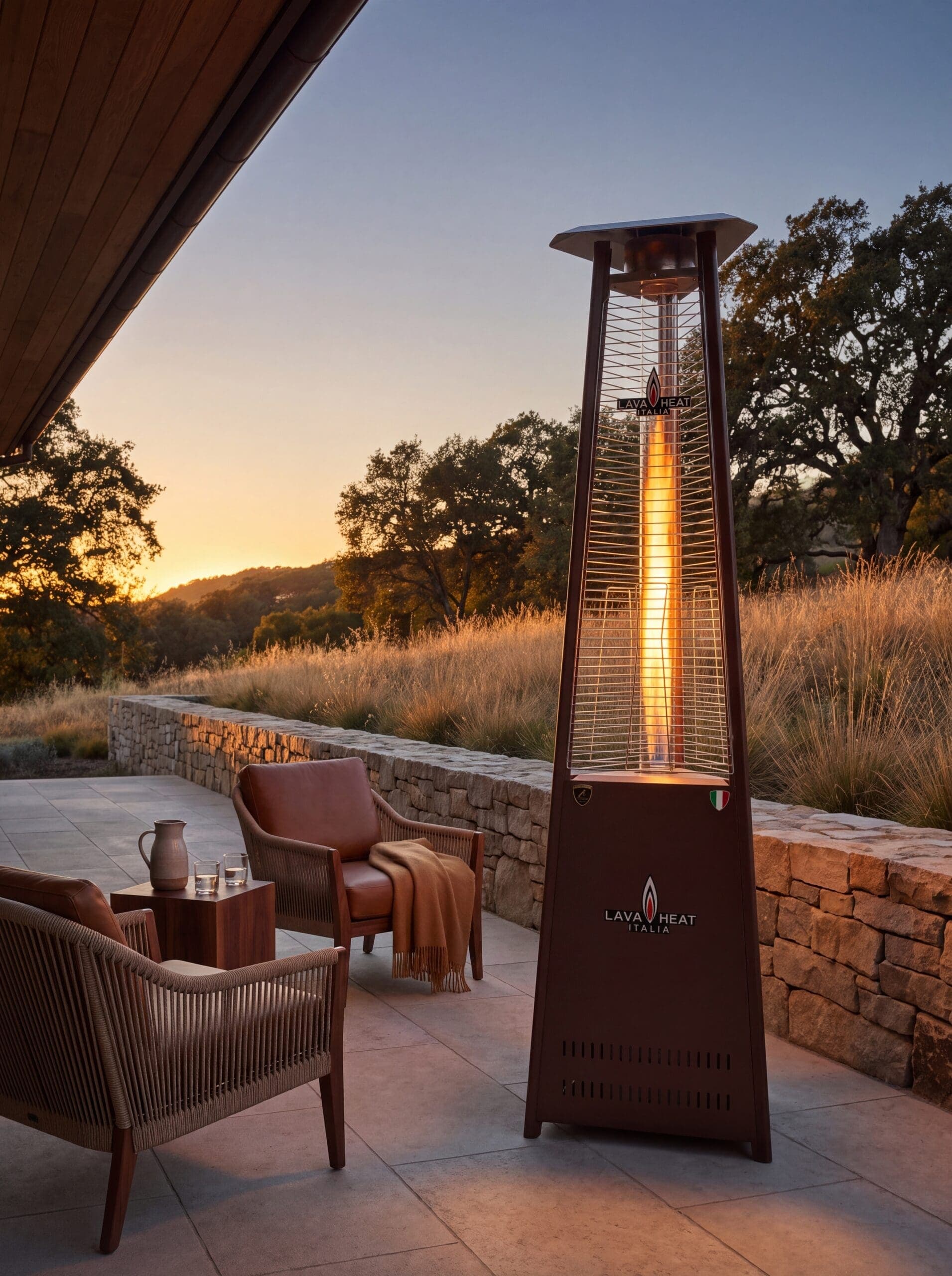 Lava Heat Italia Lava Lite 56,000 BTU Gas Freestanding Flame Tower - Heritage Bronze thumbnail 4