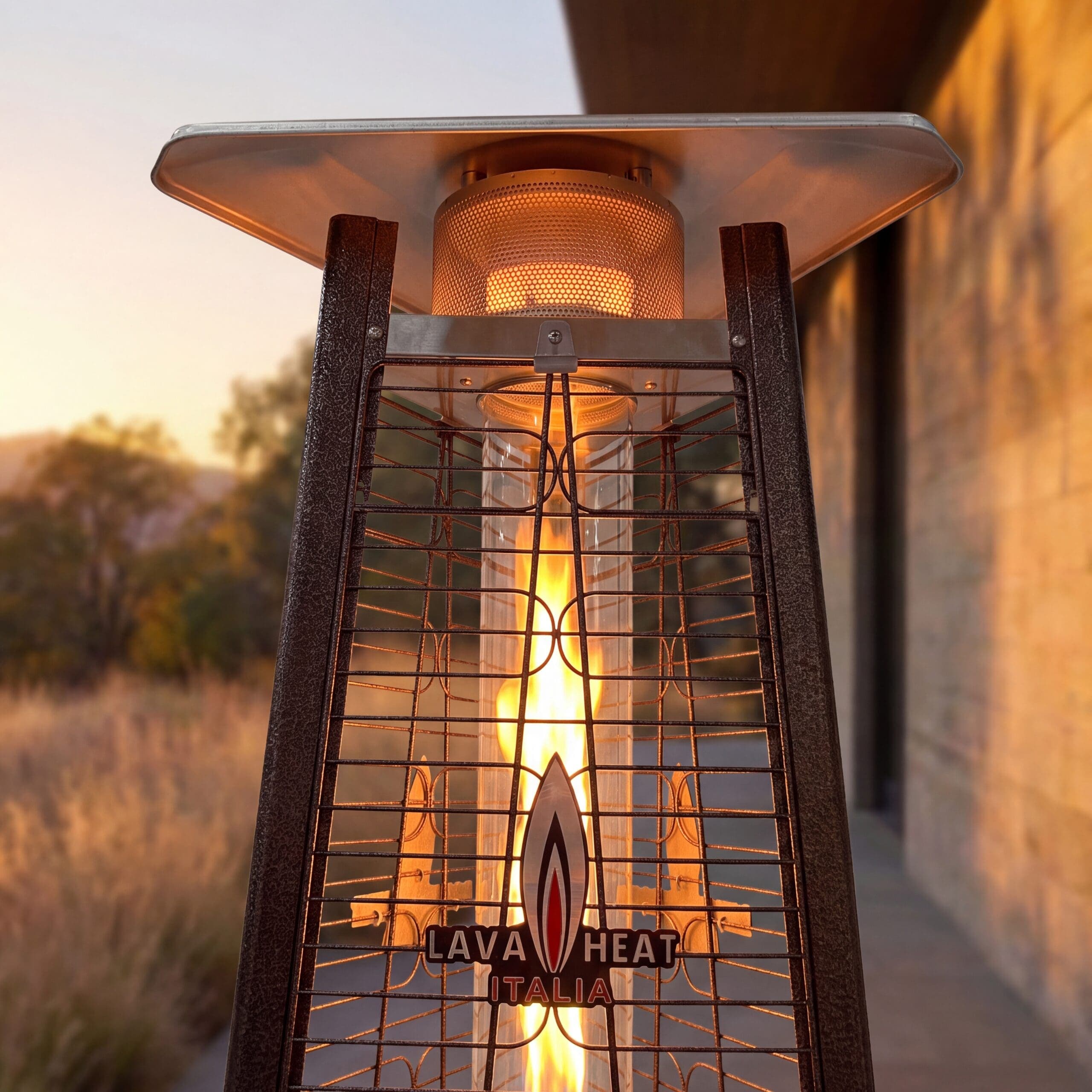Lava Heat Italia 2G 66,000 BTU Gas Freestanding Flame Tower - Heritage Bronze thumbnail 6