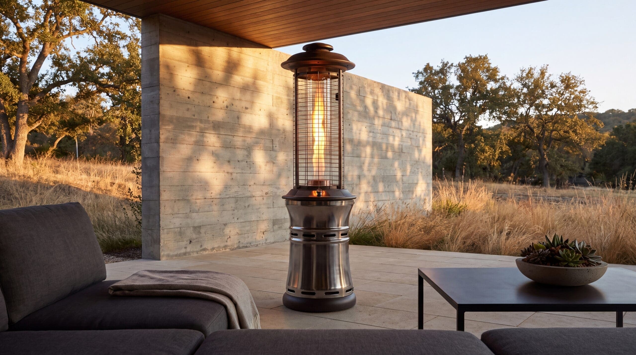 Lava Heat Italia Ember 36,000 BTU Gas Collapsible Patio Heater - Gunmetal thumbnail 5