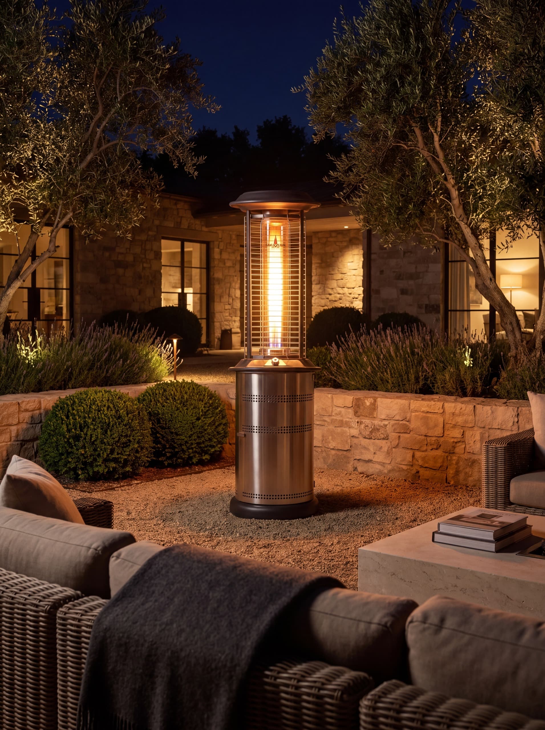Lava Heat Italia Milano 36,000 BTU Gas Freestanding Patio Heater - Gunmetal thumbnail 3