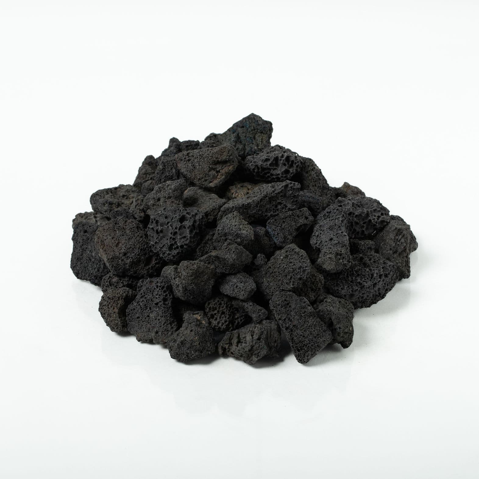 Lava Rock Direct Medium Black Fire Pit Lava Rock (1/2" - 1") thumbnail 2