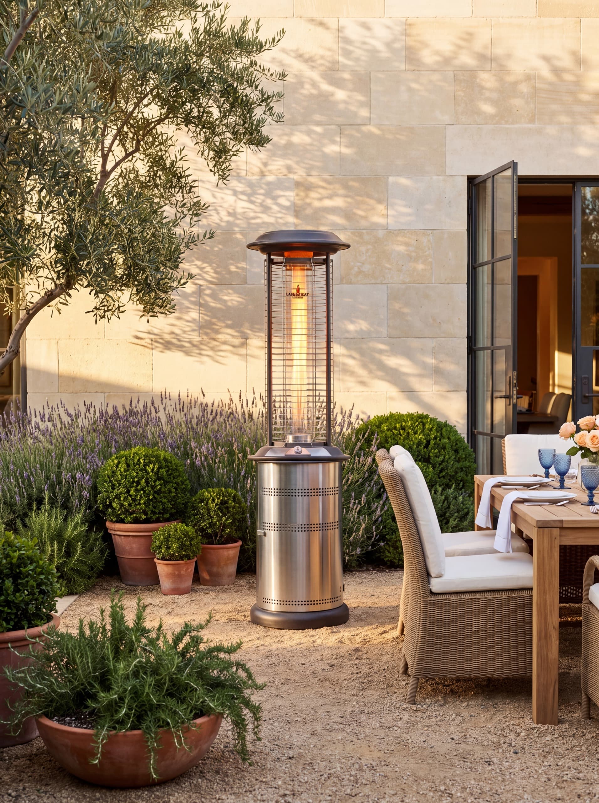 Lava Heat Italia Milano 36,000 BTU Gas Freestanding Patio Heater - Gunmetal thumbnail 4