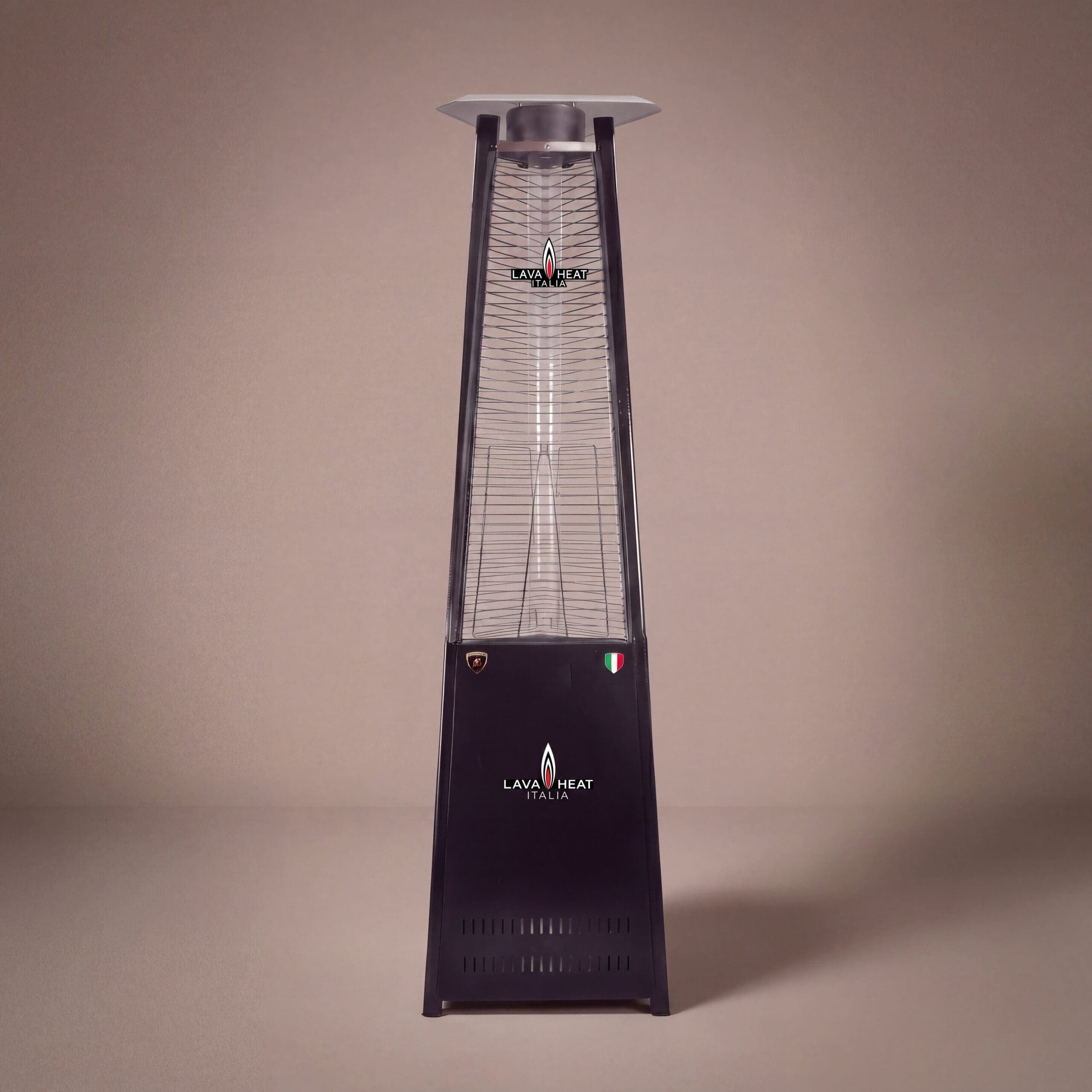 Lava Heat Italia Lava Lite 56,000 BTU Gas Freestanding Flame Tower - Hammered Black thumbnail 3