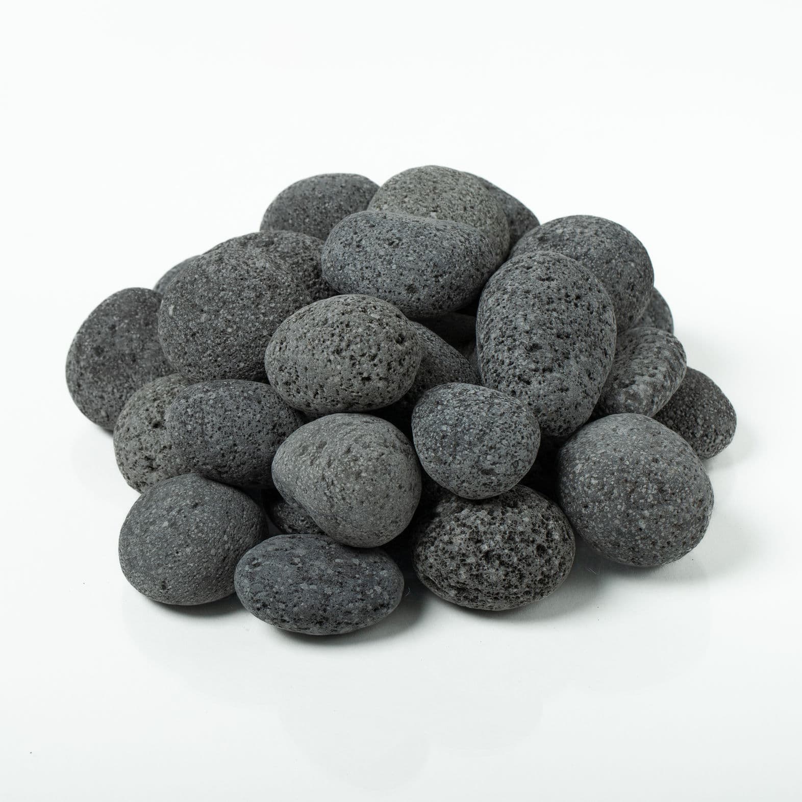 Lava Rock Direct Medium Grey Tumbled Fire Pit Lava Rock (1" - 2") thumbnail 2