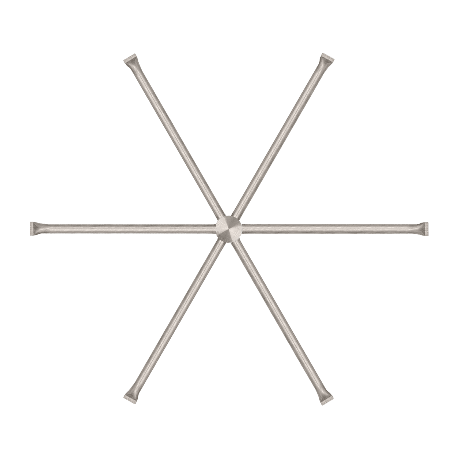 Firegear 16-Inch Natural Gas Stainless Steel Burning Spur Burner Kit with Flex Line & Key Valve
