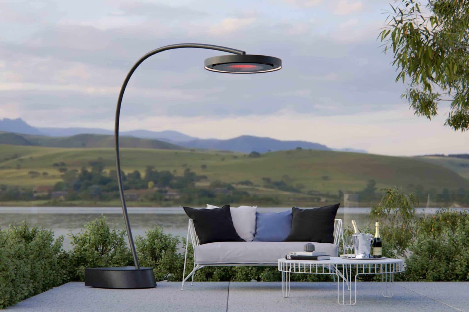 Bromic Heating Eclipse Smart-Heat 28-Inch 2900W 240V Electric Portable Patio Heater with Wireless Remote thumbnail 9