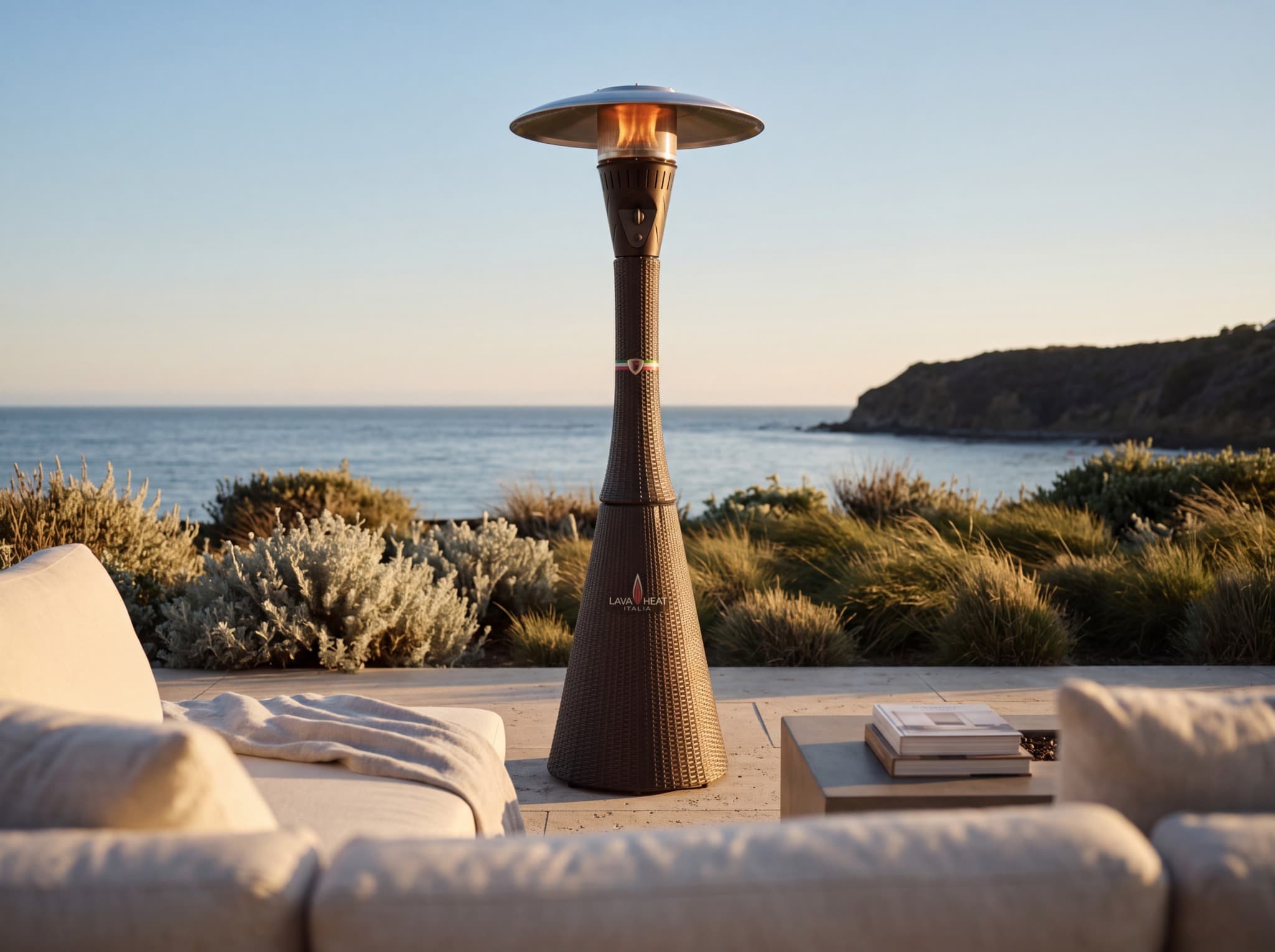 Lava Heat Italia Palermo 51,000 BTU Gas Rattan Patio Heater - Walnut thumbnail 8