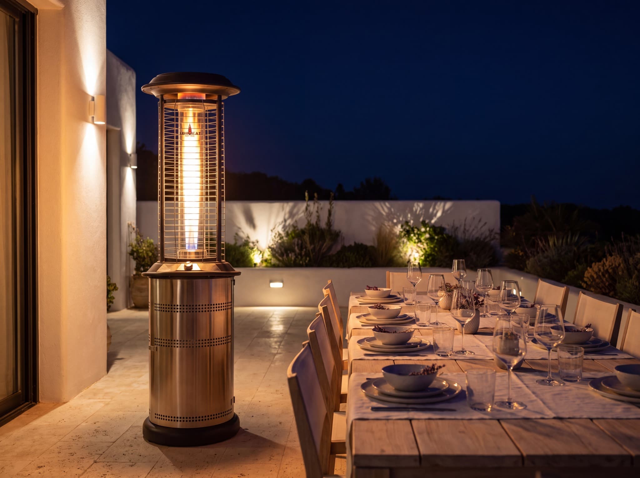 Lava Heat Italia Milano 36,000 BTU Gas Freestanding Patio Heater - Gunmetal thumbnail 5