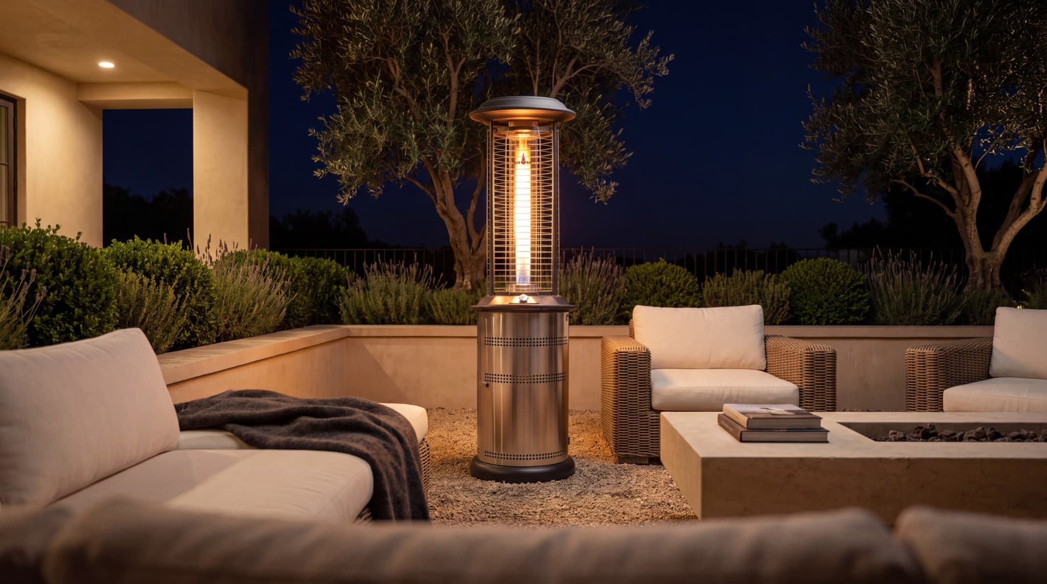 Lava Heat Italia Milano 36,000 BTU Gas Freestanding Patio Heater - Gunmetal thumbnail 6