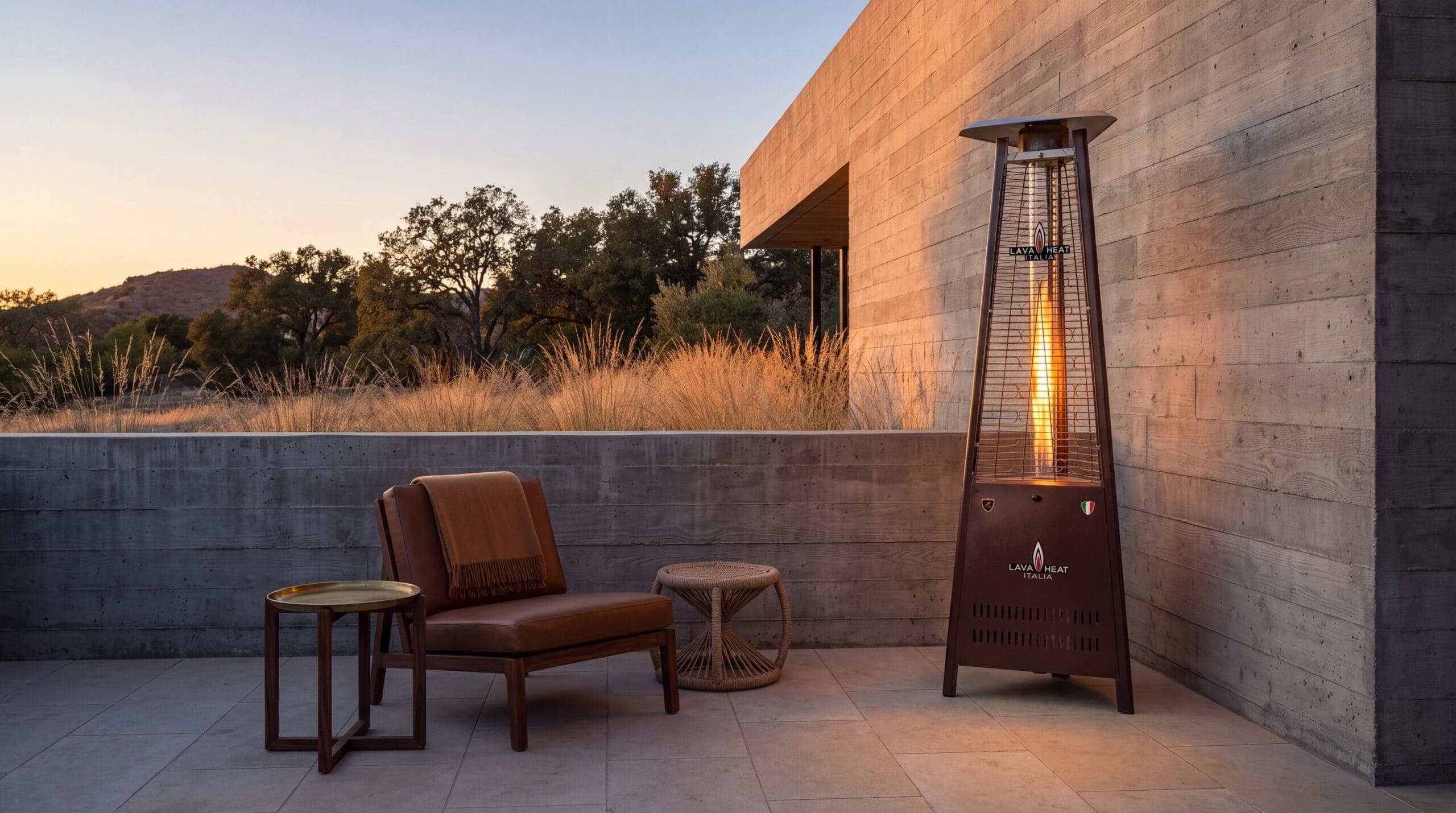 Lava Heat Italia Capri 42,000 BTU Gas Freestanding Patio Heater - Heritage Bronze thumbnail 5