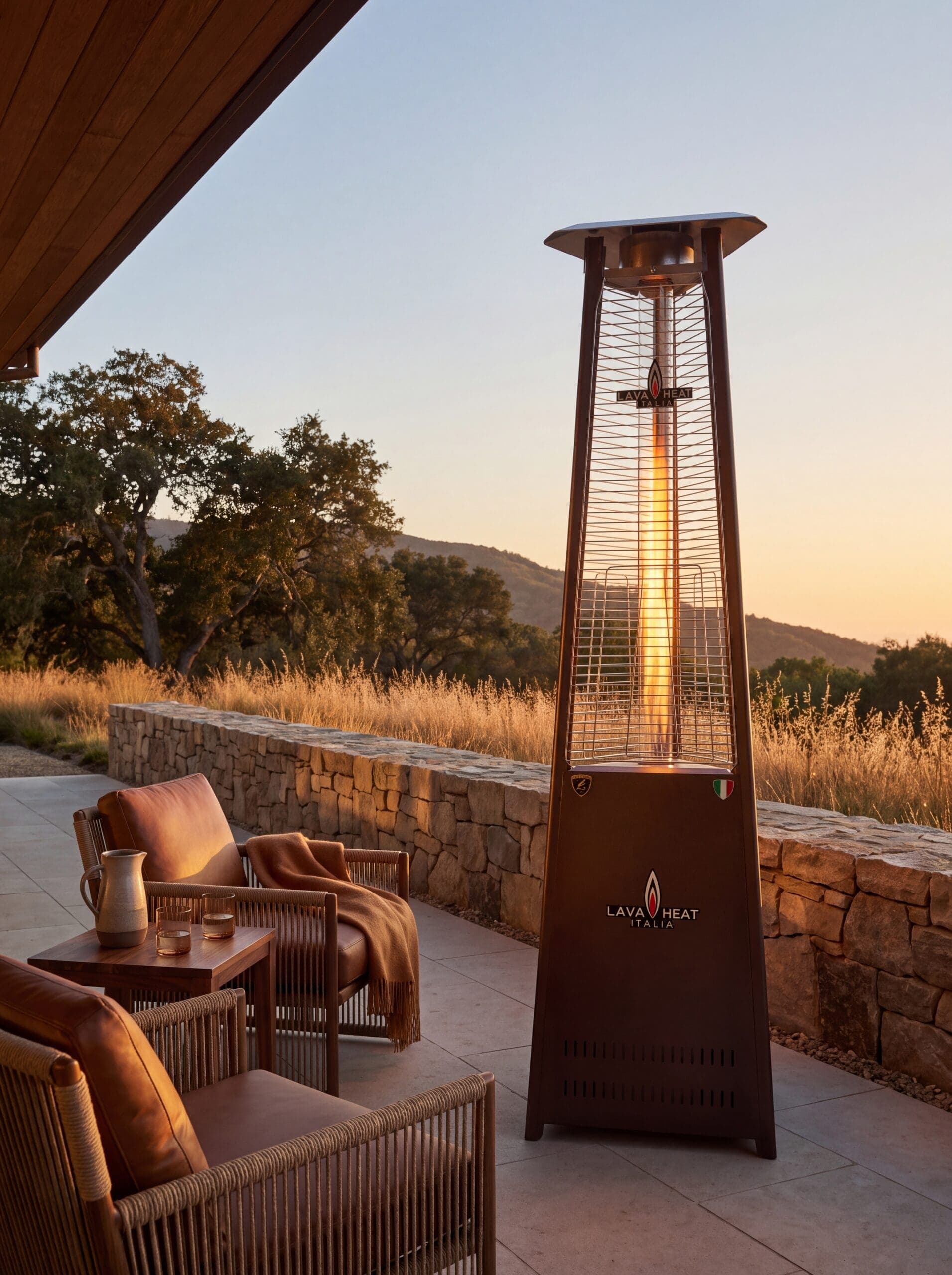 Lava Heat Italia Lava Lite 56,000 BTU Gas Freestanding Flame Tower - Heritage Bronze thumbnail 5