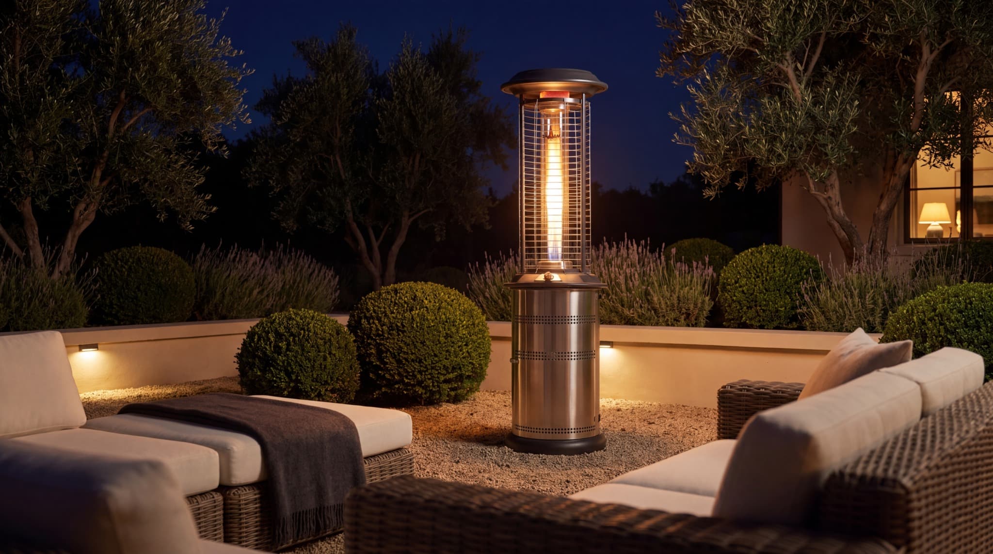 Lava Heat Italia Milano 36,000 BTU Gas Freestanding Patio Heater - Gunmetal thumbnail 9