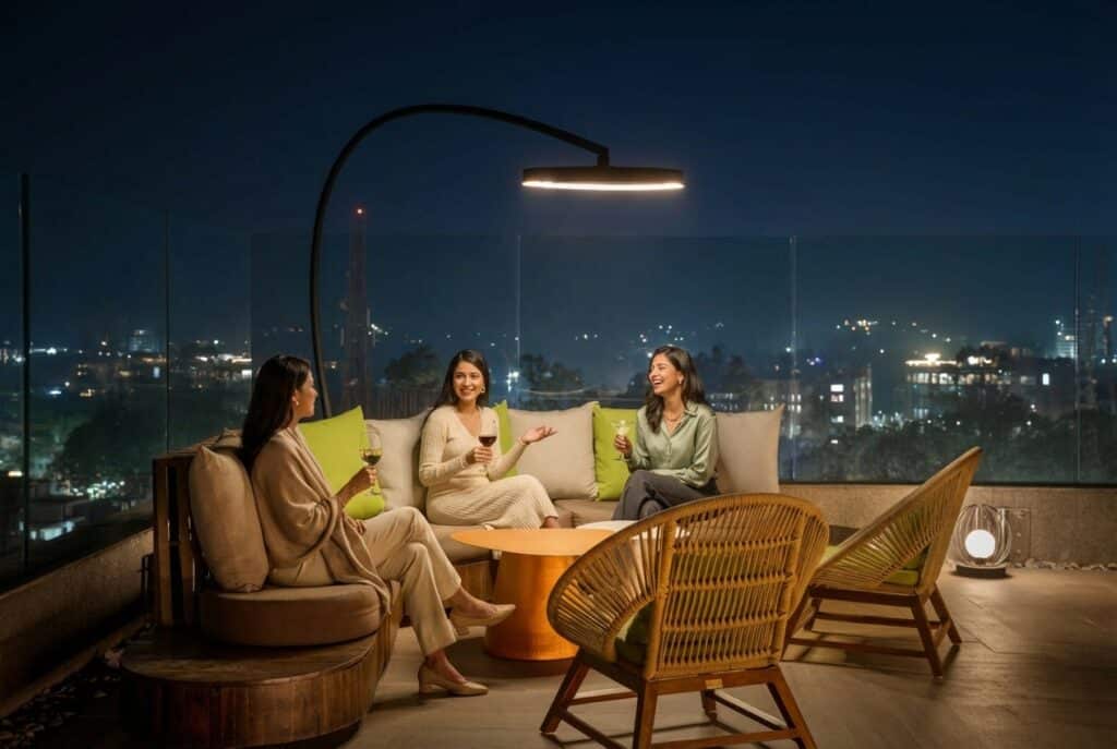 Bromic Heating Eclipse Smart-Heat 28-Inch 2900W 240V Electric Portable Patio Heater with Wireless Remote thumbnail 3