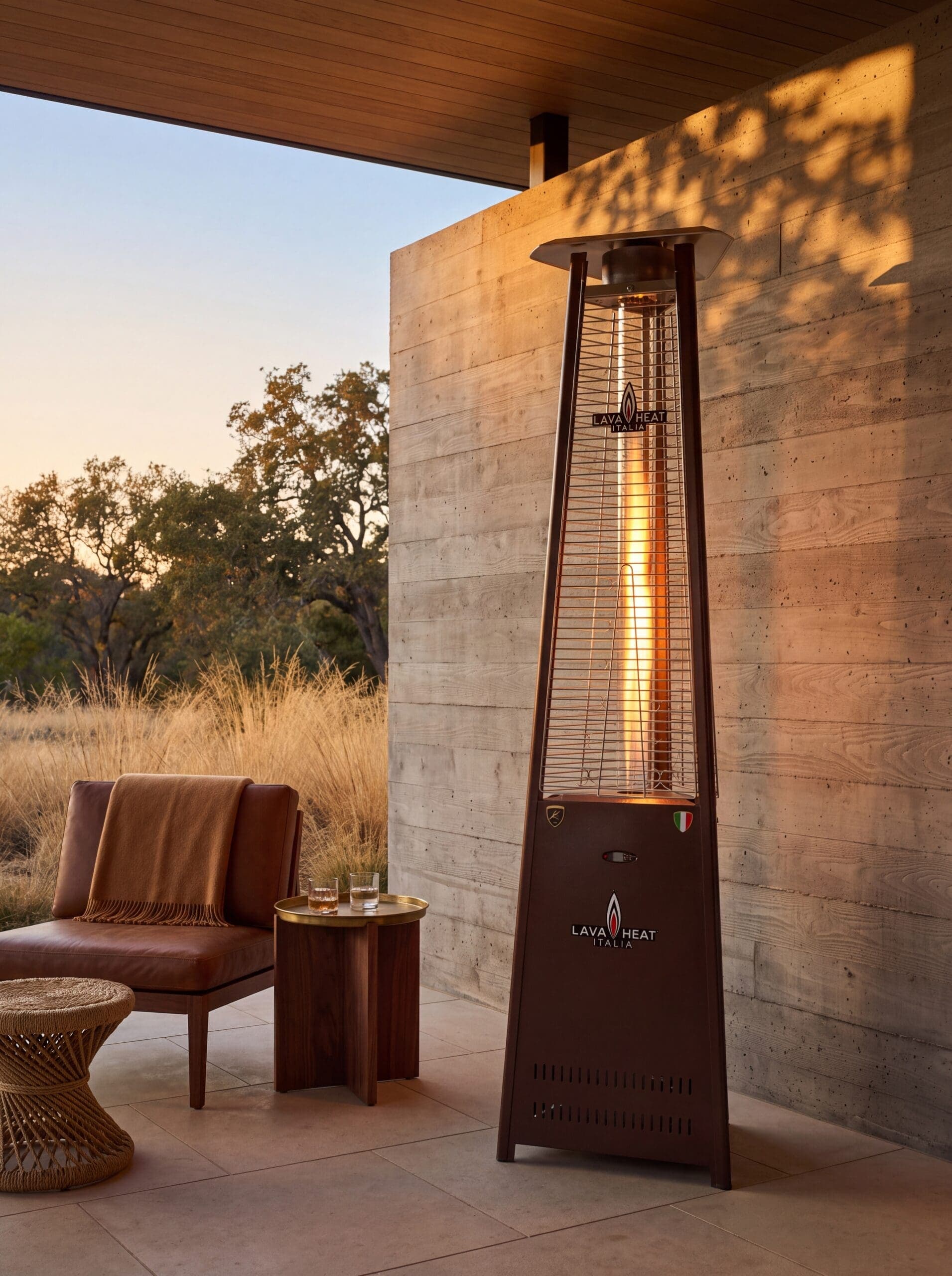 Lava Heat Italia 2G 66,000 BTU Gas Freestanding Flame Tower - Heritage Bronze thumbnail 4