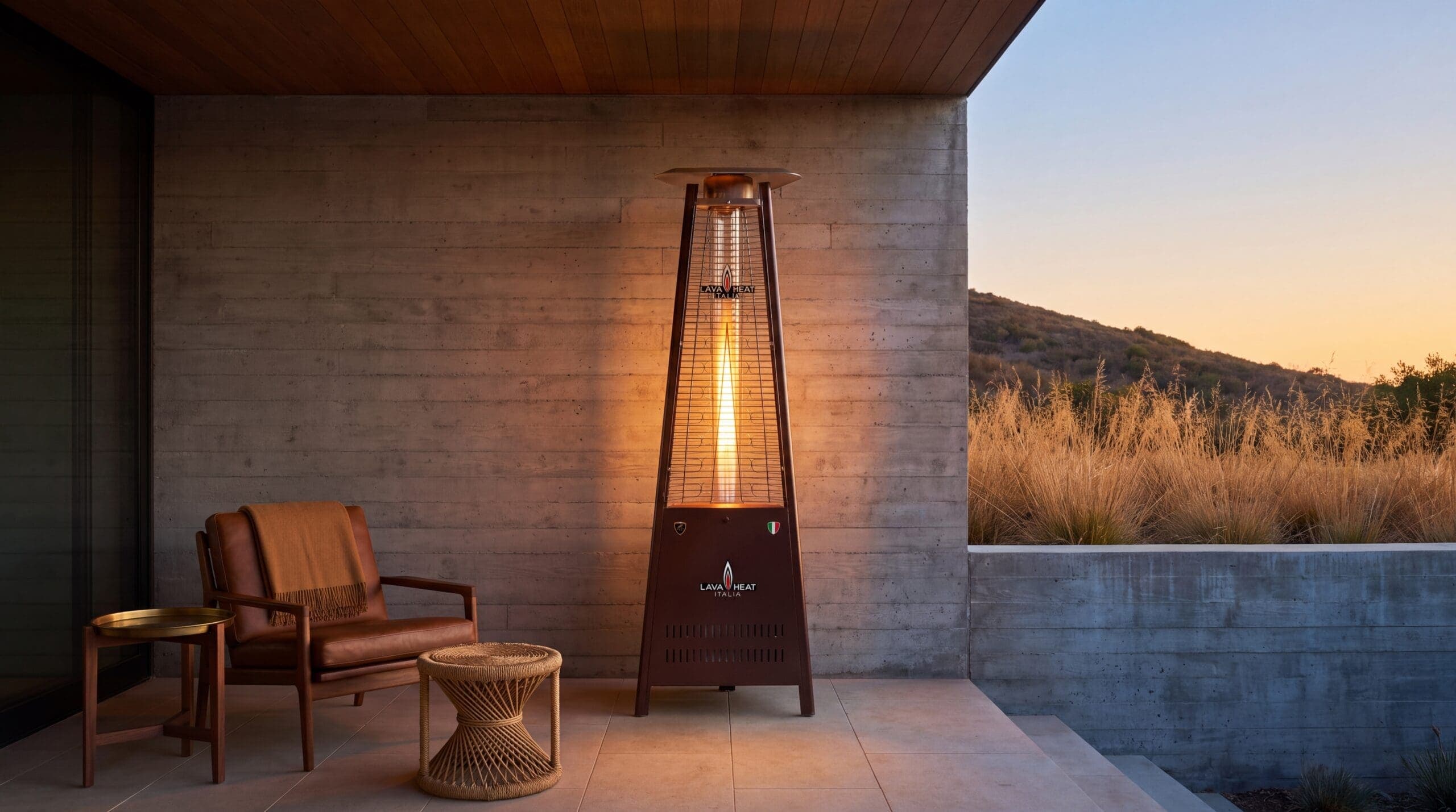 Lava Heat Italia Capri 42,000 BTU Gas Freestanding Patio Heater - Heritage Bronze thumbnail 6