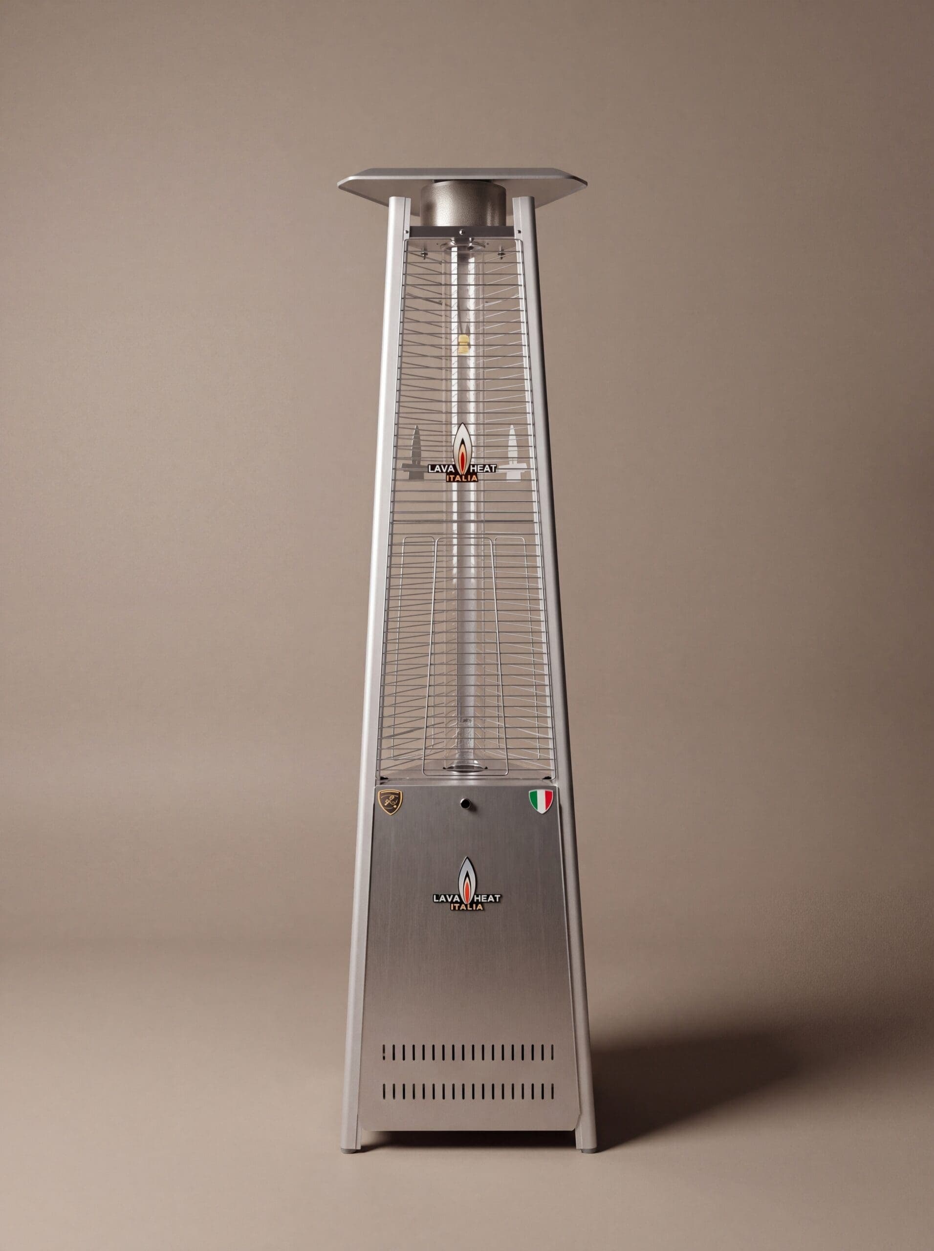 Lava Heat Italia Lava Lite 56,000 BTU Gas Freestanding Flame Tower - Stainless Steel thumbnail 2