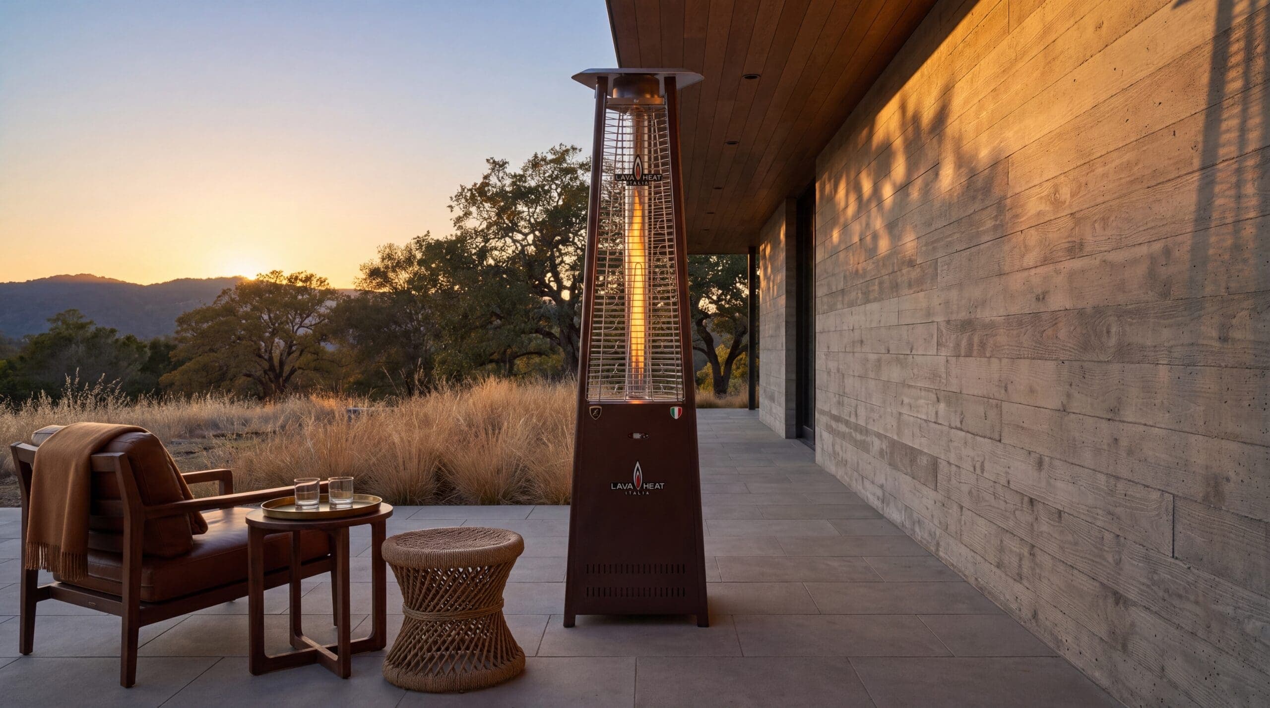 Lava Heat Italia 2G 66,000 BTU Gas Freestanding Flame Tower - Heritage Bronze thumbnail 2