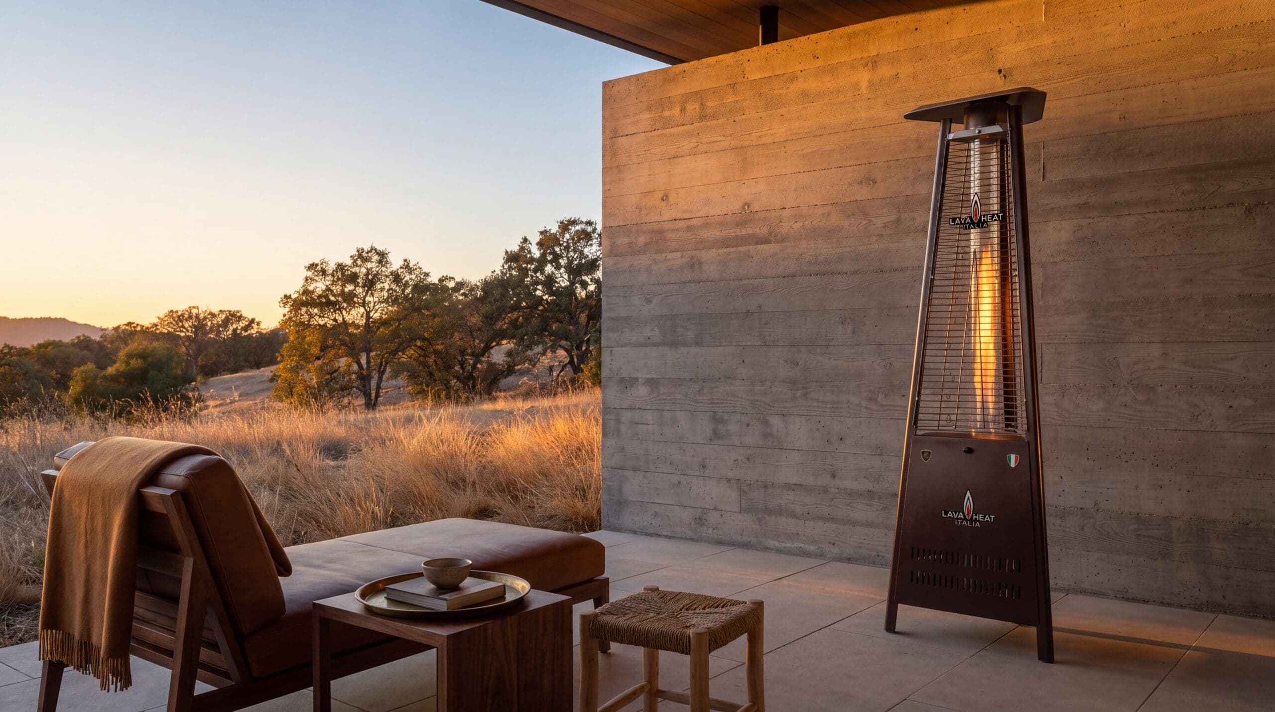 Lava Heat Italia Capri 42,000 BTU Gas Freestanding Patio Heater - Heritage Bronze thumbnail 2