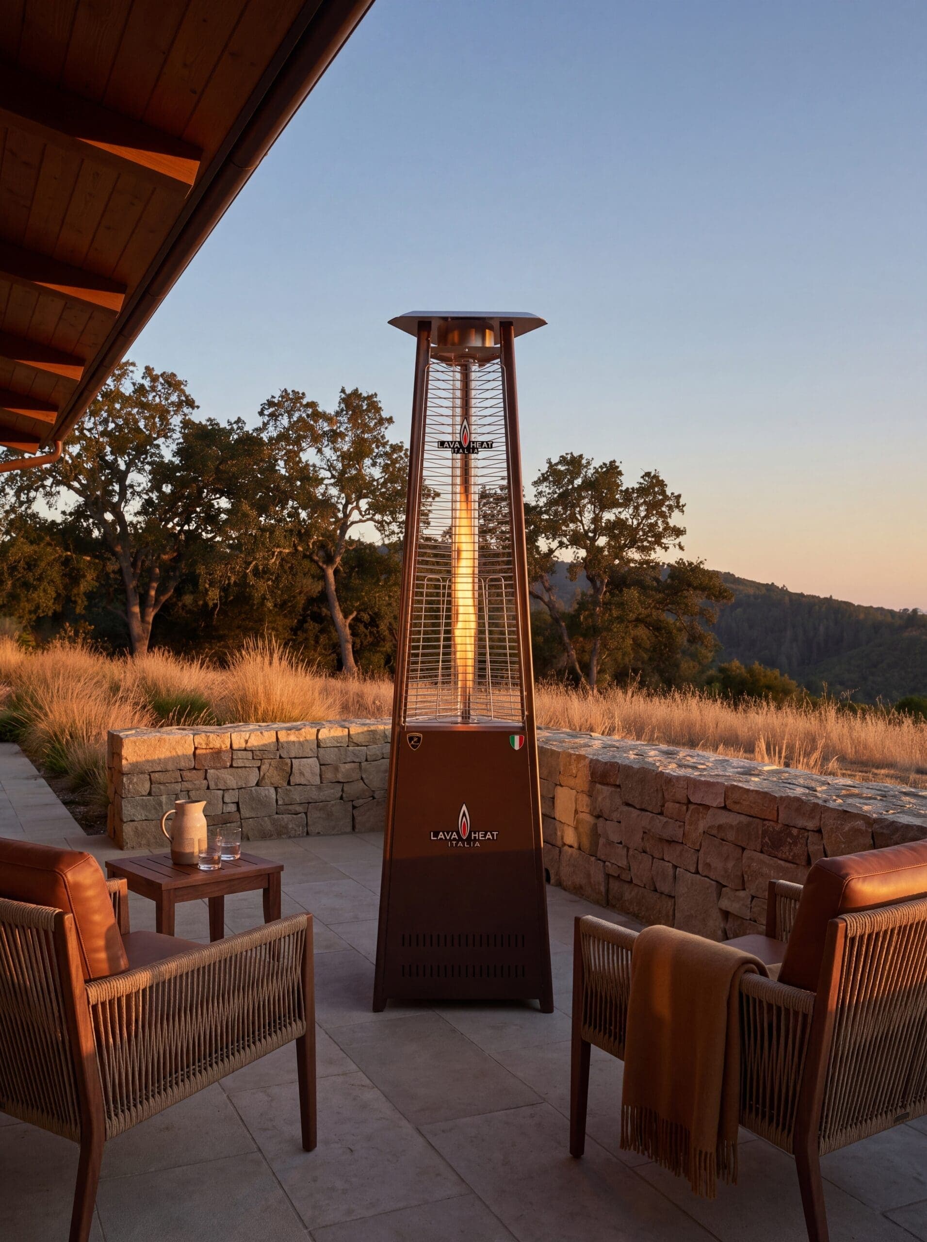 Lava Heat Italia Lava Lite 56,000 BTU Gas Freestanding Flame Tower - Heritage Bronze thumbnail 6