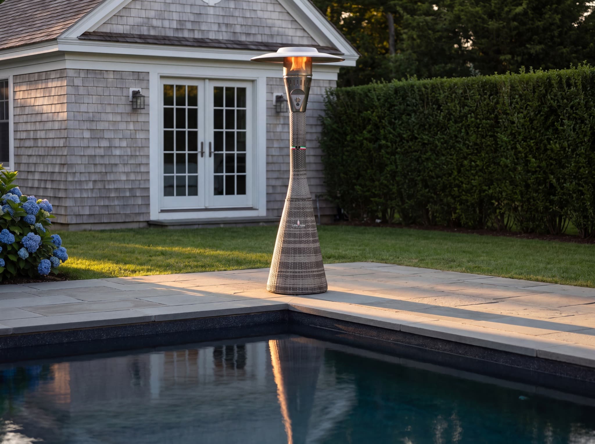 Lava Heat Italia Palermo 51,000 BTU Gas Rattan Patio Heater - Ash thumbnail 2