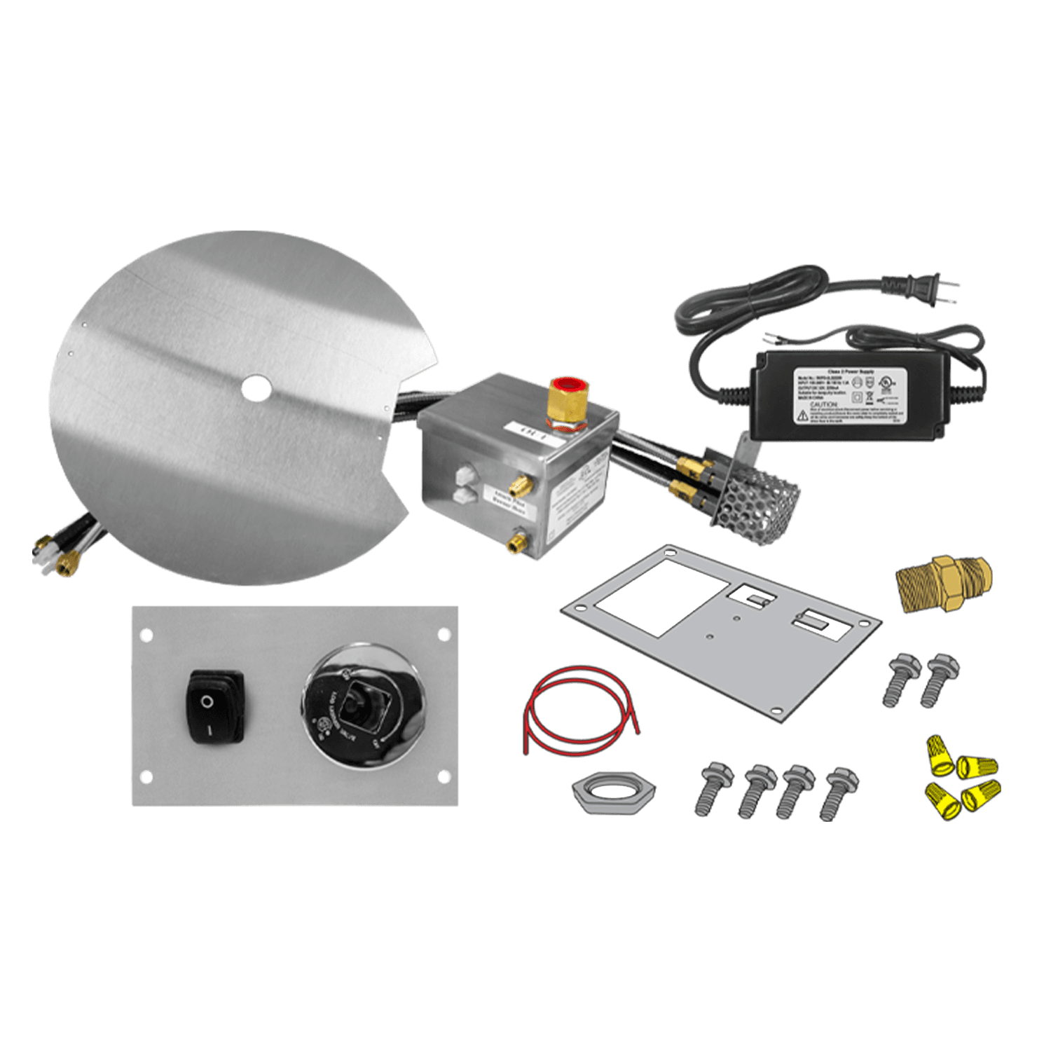 Firegear Sanctuary Series 76-Inch Rectangular Fire Table with Stainless Steel Natural Gas Linear Burner and Spark Ignition System - Slate thumbnail 1