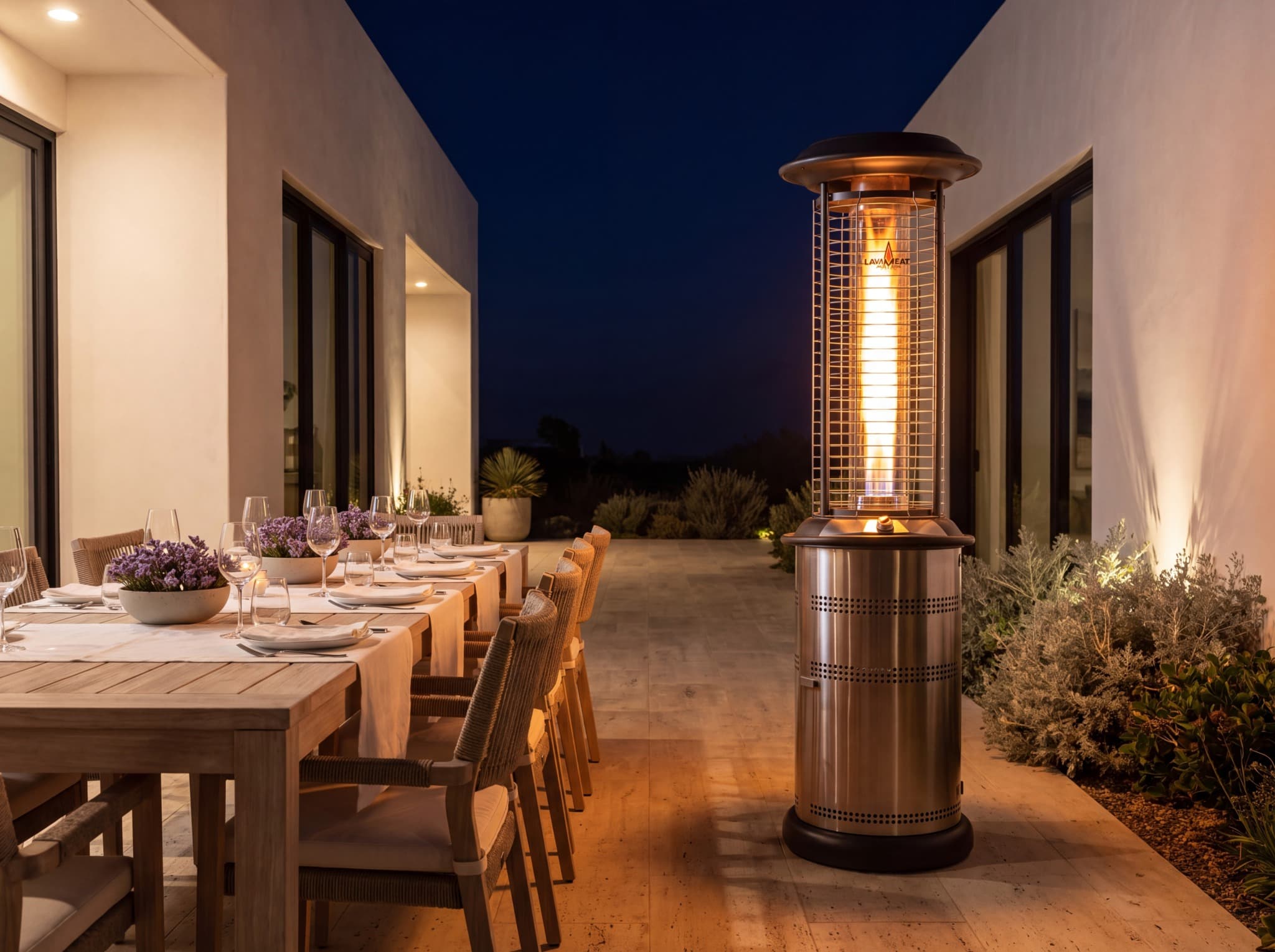 Lava Heat Italia Milano 36,000 BTU Gas Freestanding Patio Heater - Gunmetal thumbnail 7