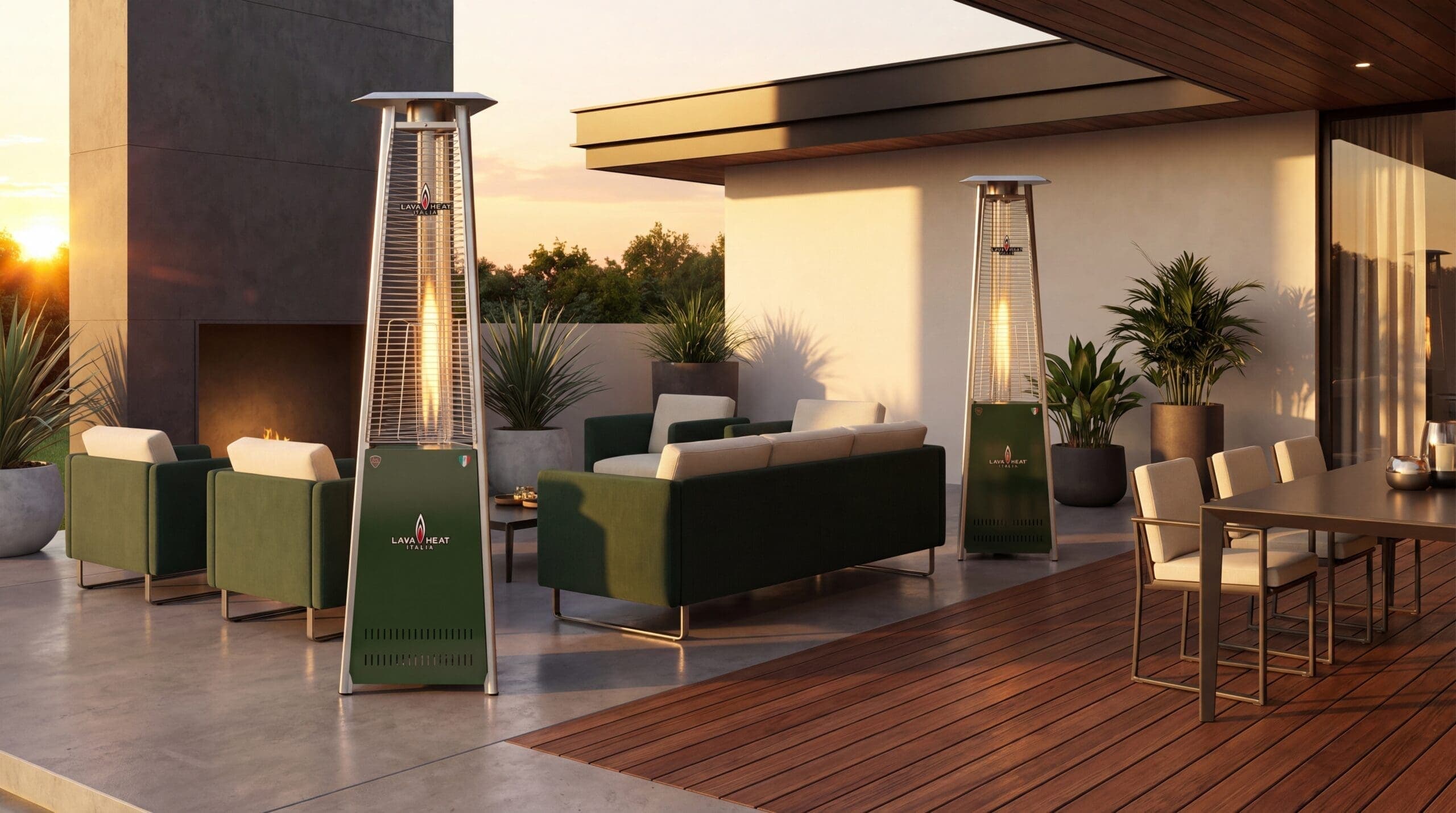 Lava Heat Italia Lava Lite 56,000 BTU Gas Freestanding Flame Tower - Stainless Steel thumbnail 9