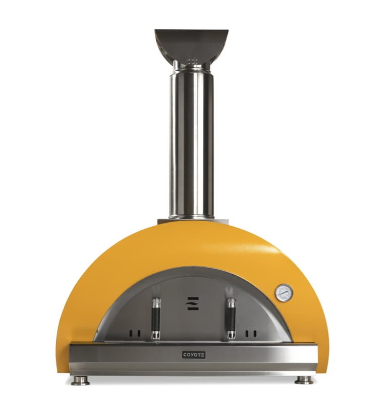Coyote 40-Inch DUOMO Freestanding Wood-Fired Pizza Oven - Yellow thumbnail 1