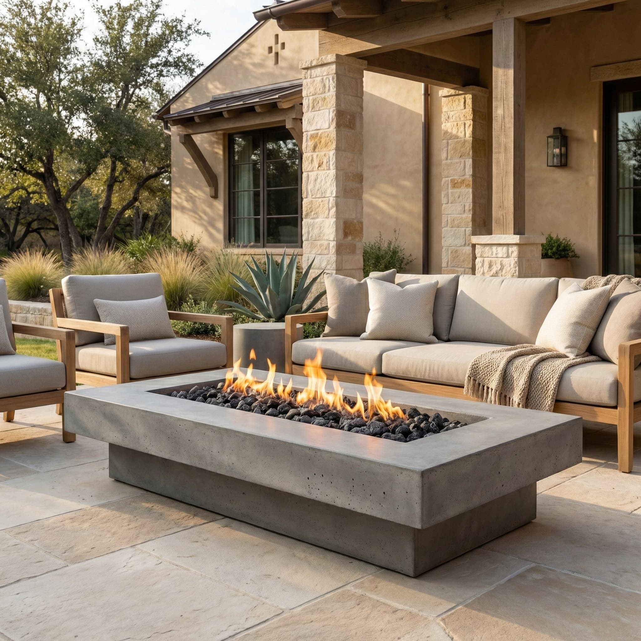 Prism Hardscapes Elevate 80-Inch 65,000 BTU Gas Rectangular Fire Pit Table thumbnail 13