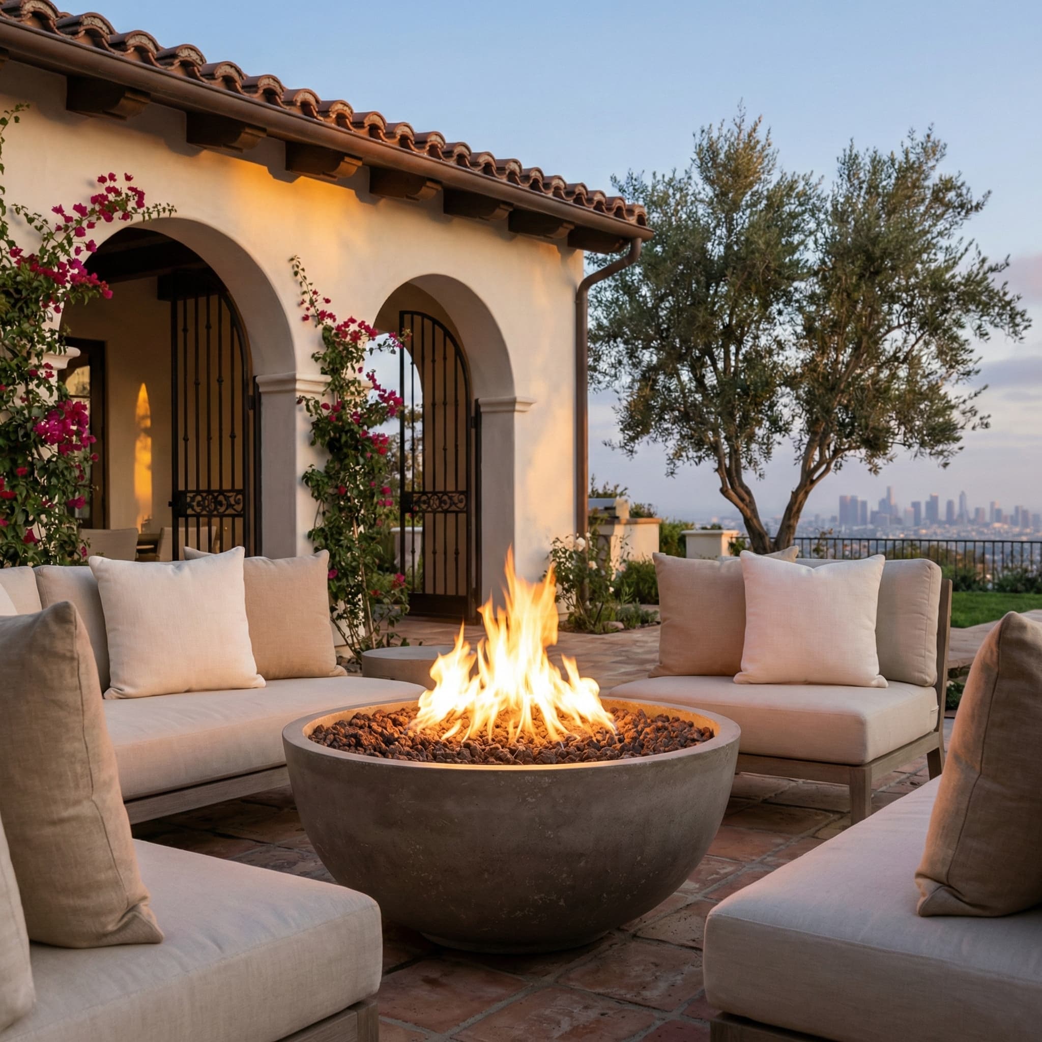 Prism Hardscapes Moderno 1 39-Inch 65,000 BTU Gas Round Fire Pit Bowl thumbnail 25