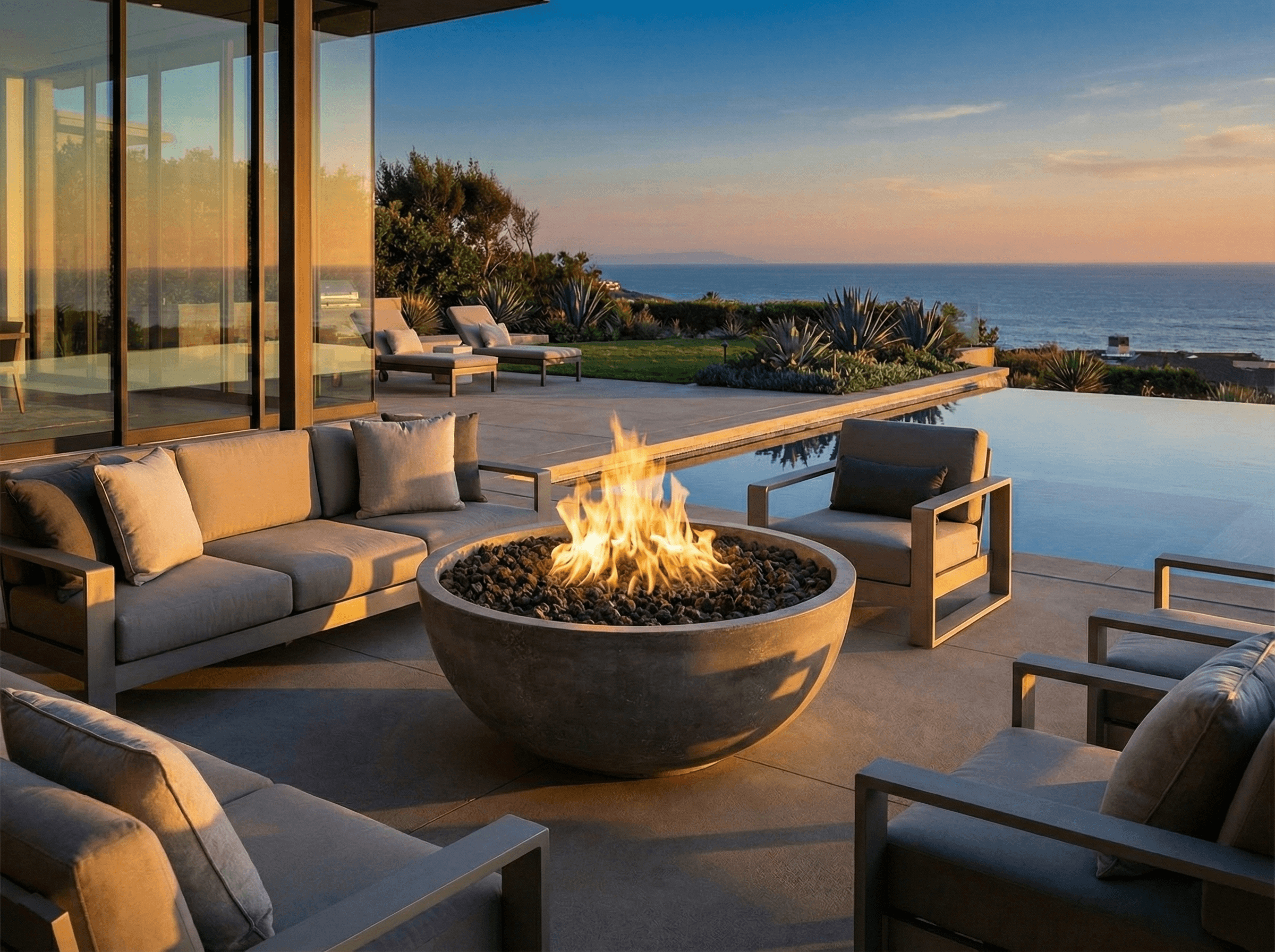 Prism Hardscapes Moderno 1 39-Inch 65,000 BTU Gas Round Fire Pit Bowl thumbnail 19