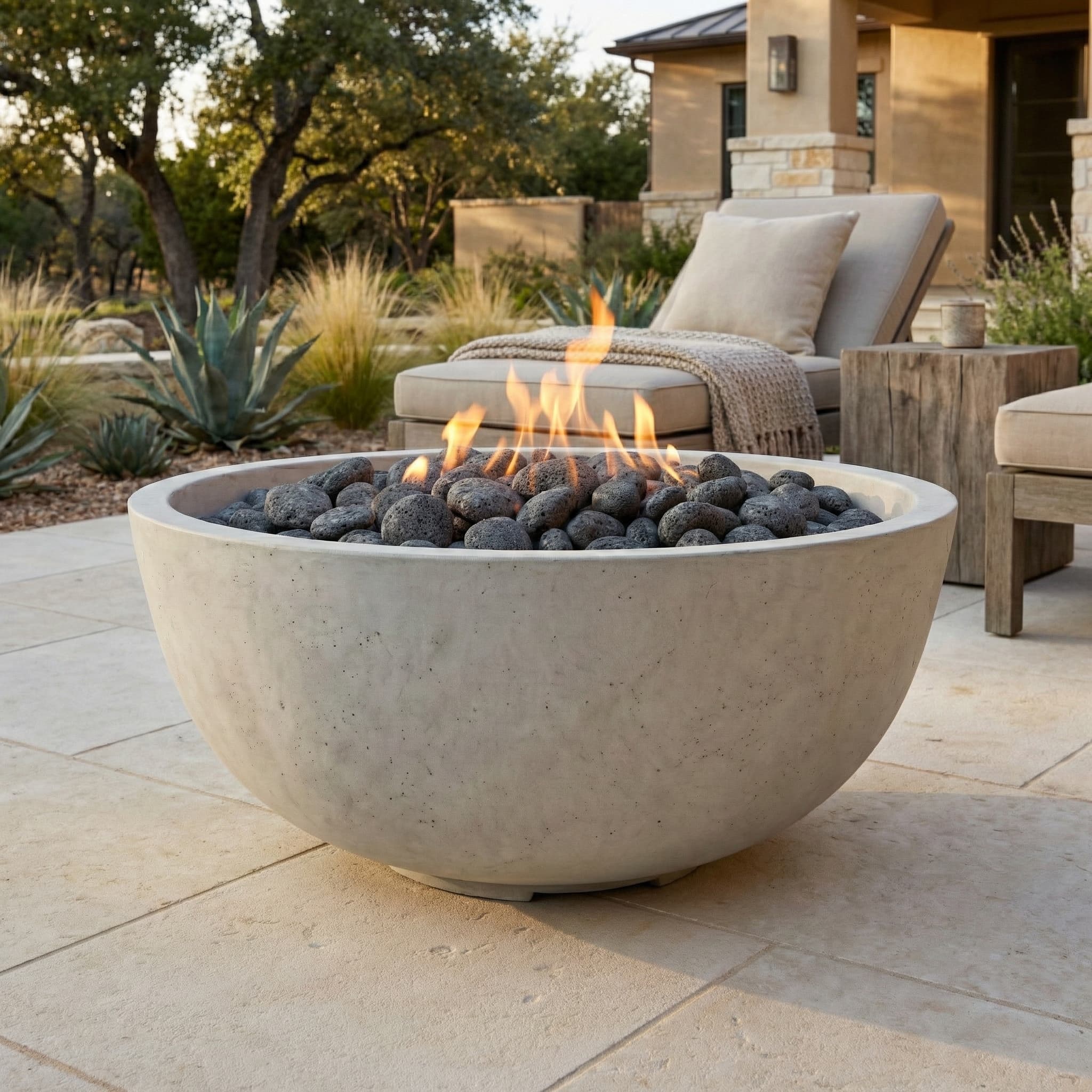 Prism Hardscapes Moderno 1 39-Inch 65,000 BTU Gas Round Fire Pit Bowl thumbnail 21