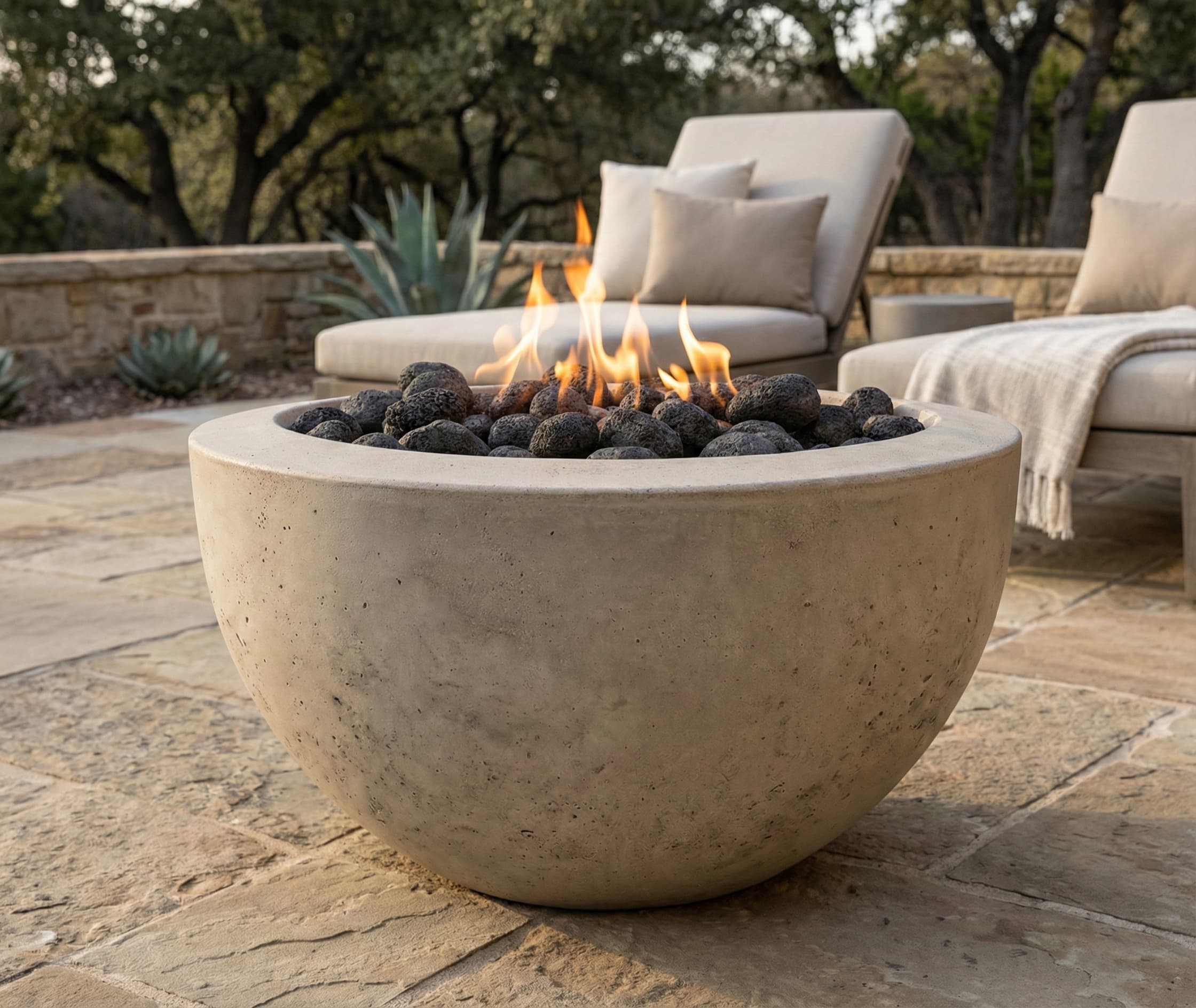 Prism Hardscapes Moderno 3 30-Inch 65,000 BTU Gas Round Fire Pit Bowl thumbnail 16