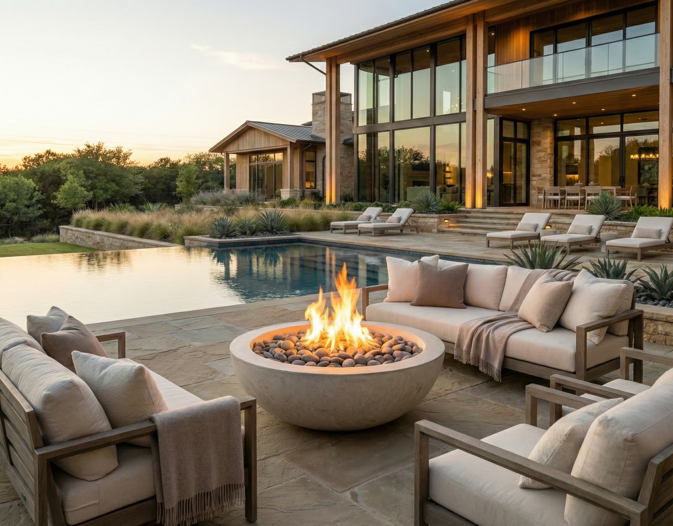 Prism Hardscapes Moderno 5 36-Inch 65,000 BTU Gas Round Fire Pit Bowl thumbnail 14