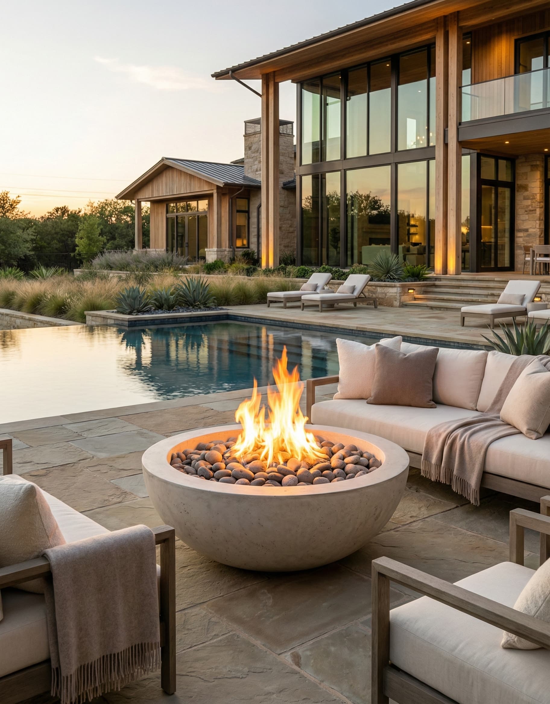 Prism Hardscapes Moderno 5 36-Inch 65,000 BTU Gas Round Fire Pit Bowl thumbnail 13