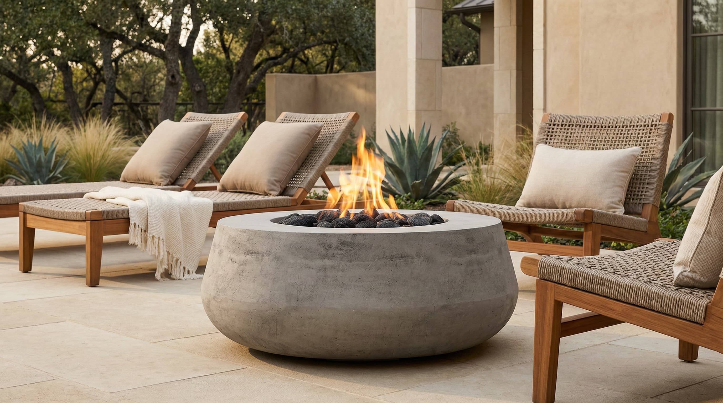 Prism Hardscapes Oasis 42-Inch Round 65,000 BTU Gas Fire Pit Bowl thumbnail 11