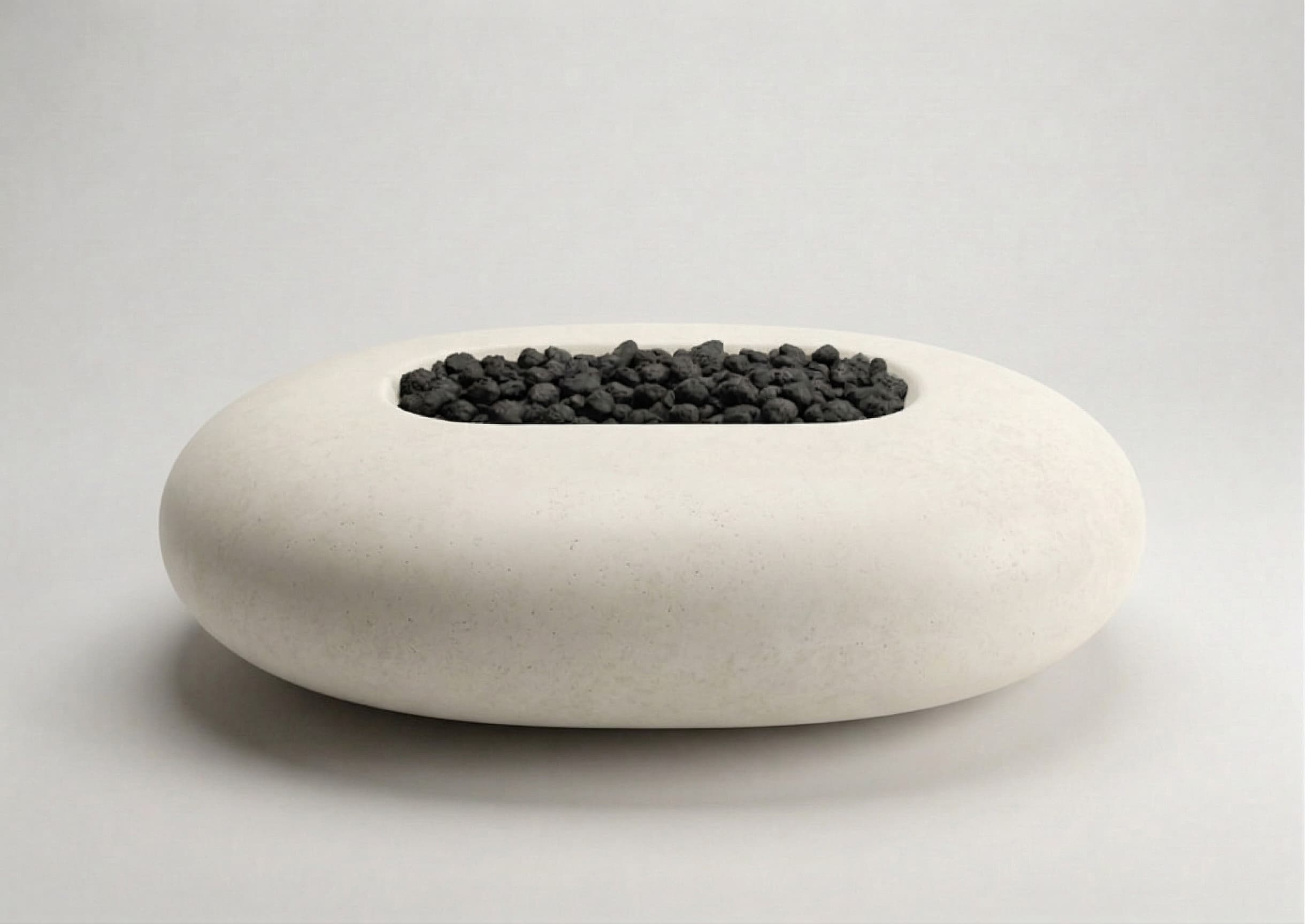 Prism Hardscapes Pebble 56-Inch 65,000 BTU Gas Fire Pit Bowl thumbnail 9