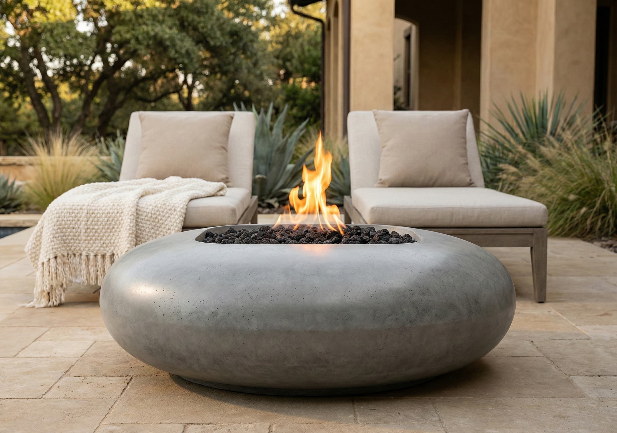 Prism Hardscapes Pebble 56-Inch 65,000 BTU Gas Fire Pit Bowl thumbnail 18
