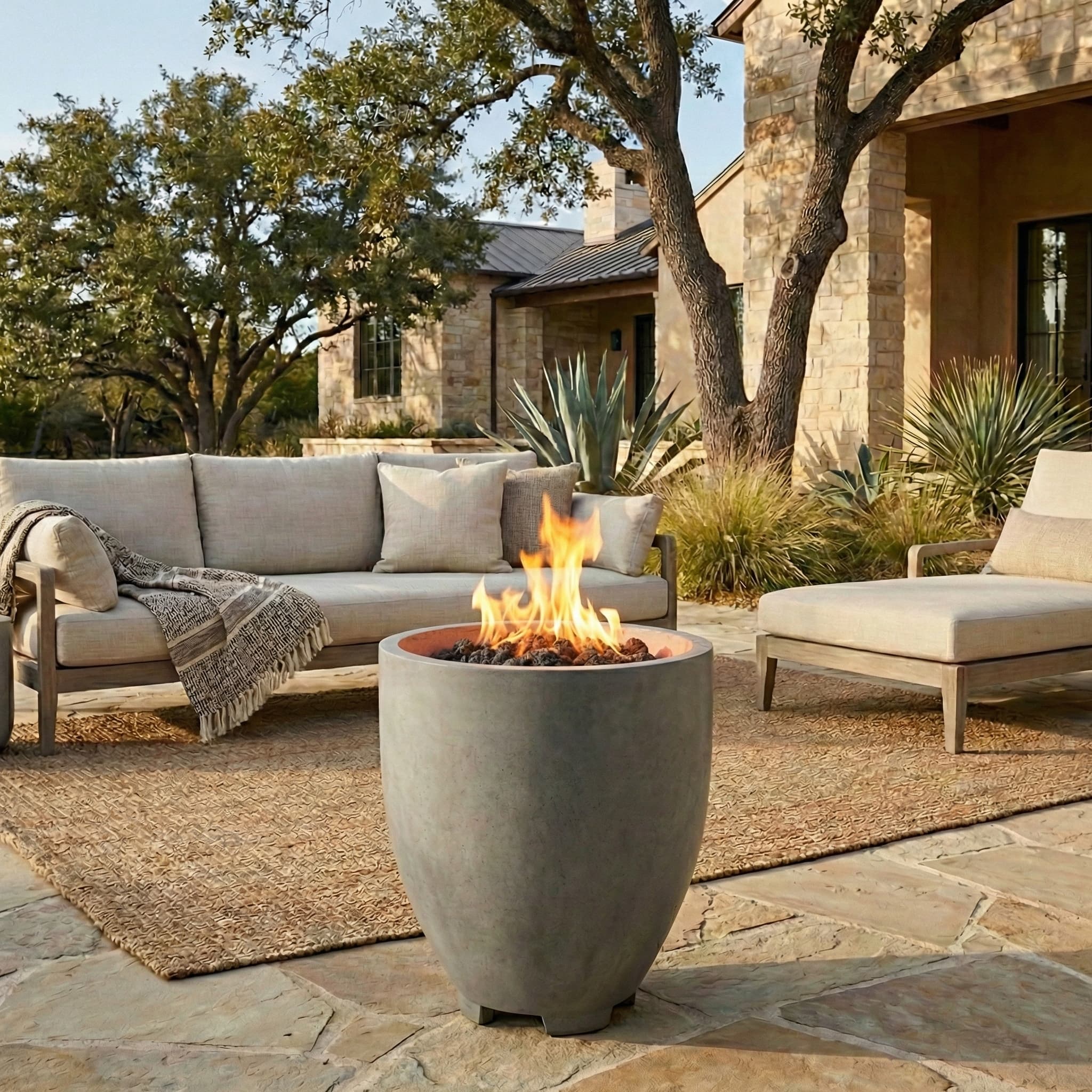 Prism Hardscapes Pentola 1 24-Inch Round 65,000 BTU Gas Fire Pit Bowl thumbnail 12
