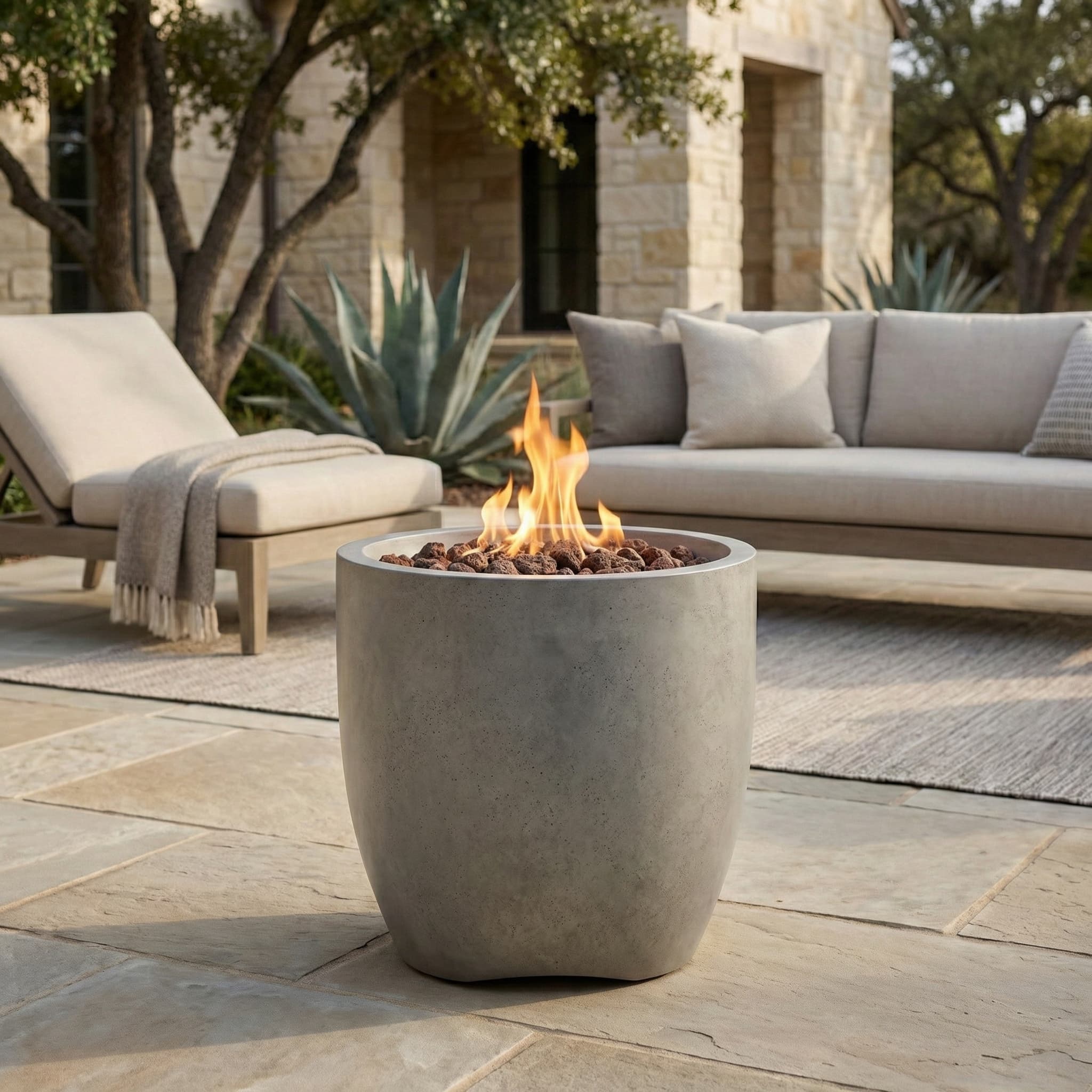 Prism Hardscapes Pentola 2 24-Inch Round 65,000 BTU Gas Fire Pit Bowl thumbnail 11