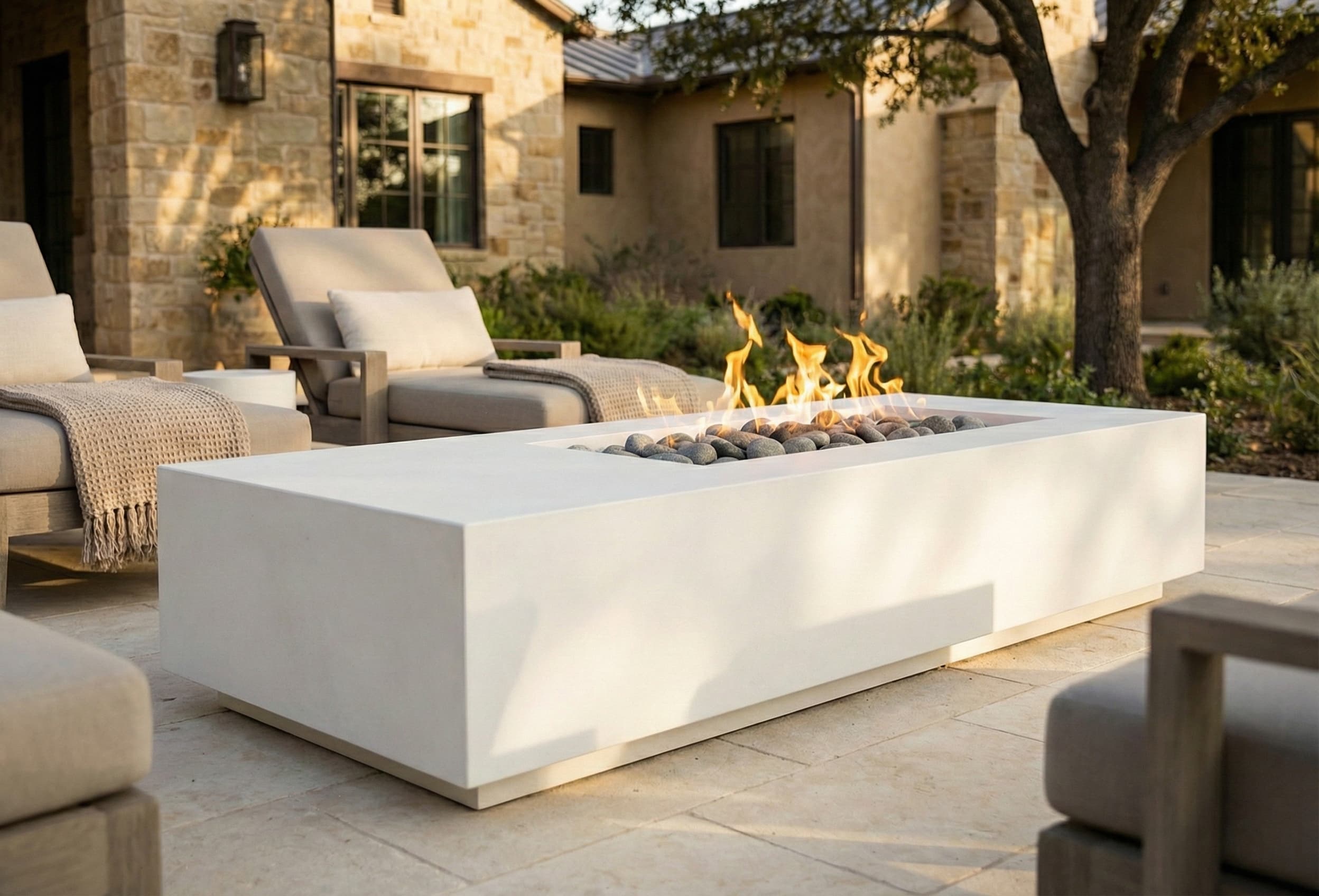 Prism Hardscapes Tavola 5 80-Inch 65,000 BTU Gas Rectangular Fire Pit Table thumbnail 16