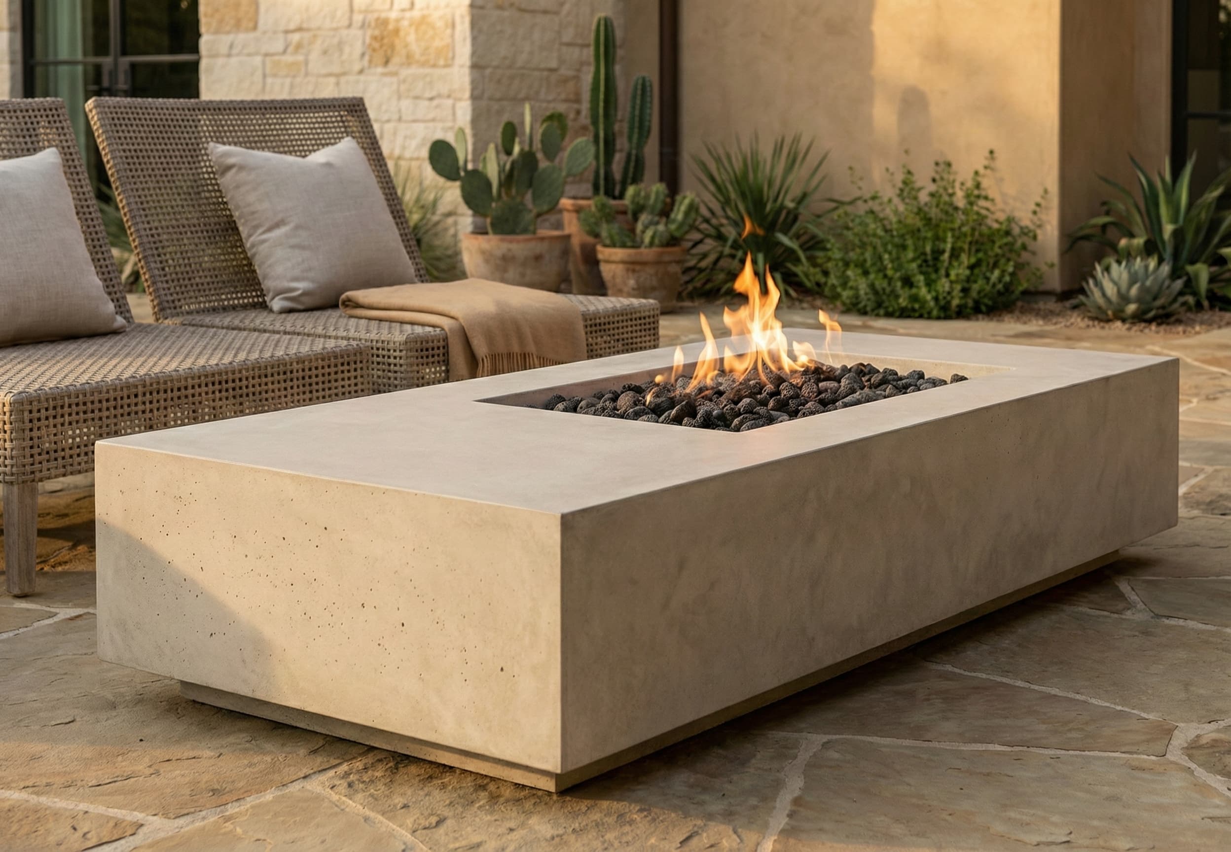 Prism Hardscapes Tavola 5 80-Inch 65,000 BTU Gas Rectangular Fire Pit Table thumbnail 13